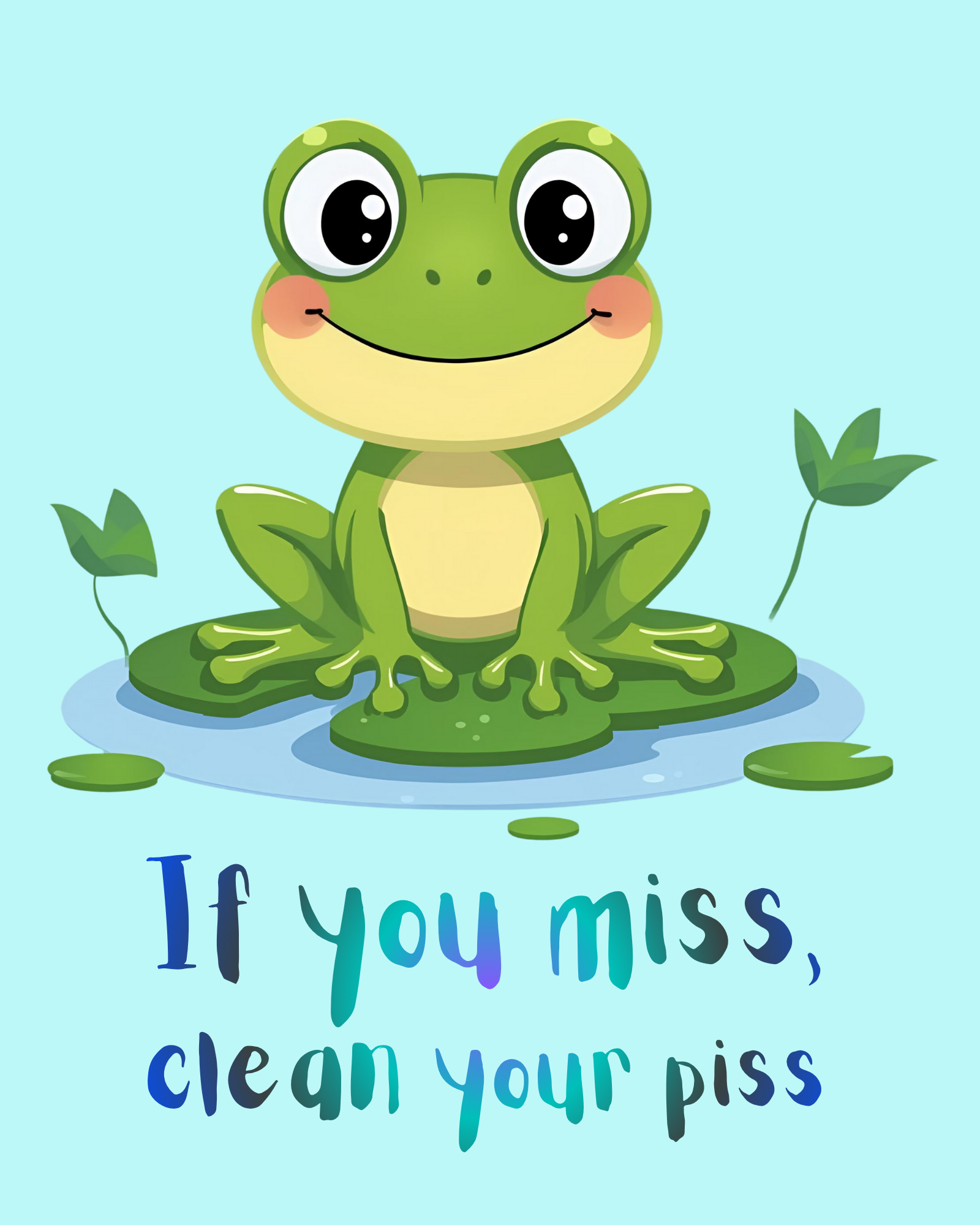 Funny Bathroom Wall Art - Toilet Humor Prints for Kids & Adults