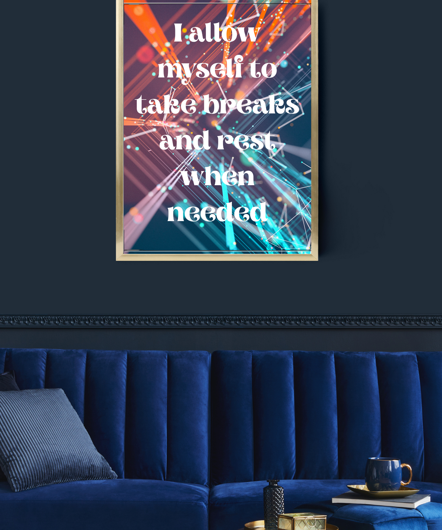 100 Affirmation Wall Arts - Good for Home Decor, Affirmation Cards and Print on Demand