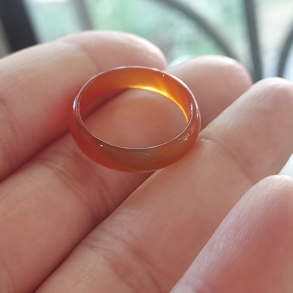 Natural Agate Gemstone Ring | Handmade Statement Ring | Healing Crystal Jewelry