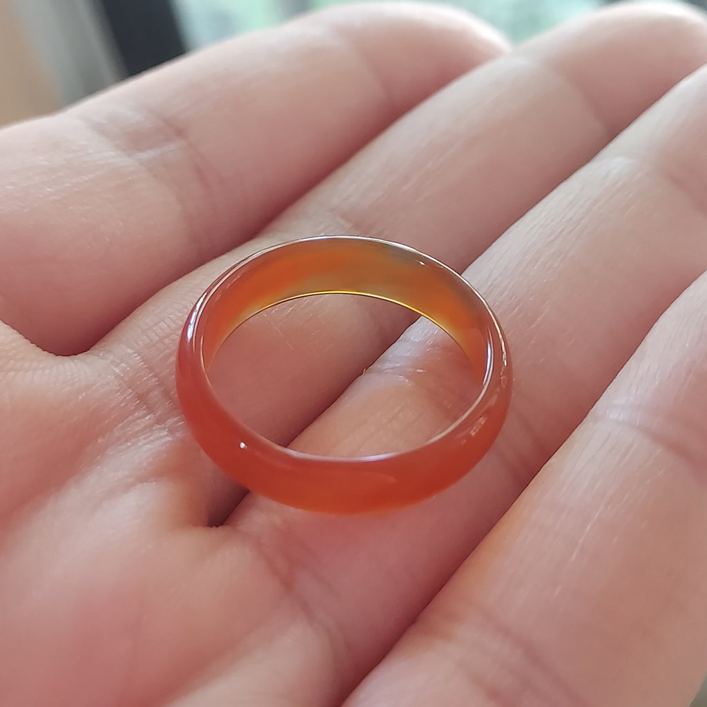 Natural Agate Gemstone Ring | Handmade Statement Ring | Healing Crystal Jewelry