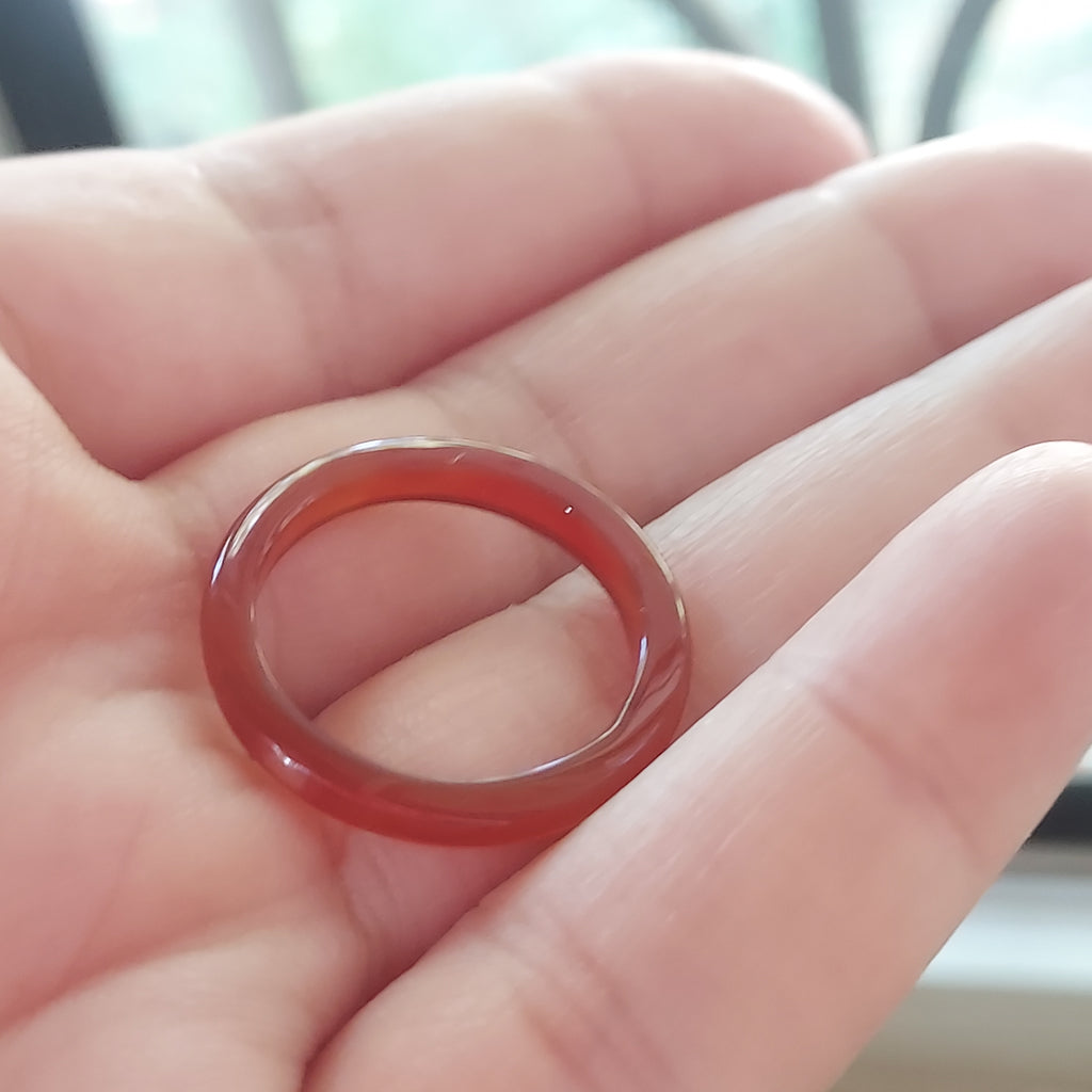 Natural Agate Gemstone Ring | Handmade Statement Ring | Healing Crystal Jewelry