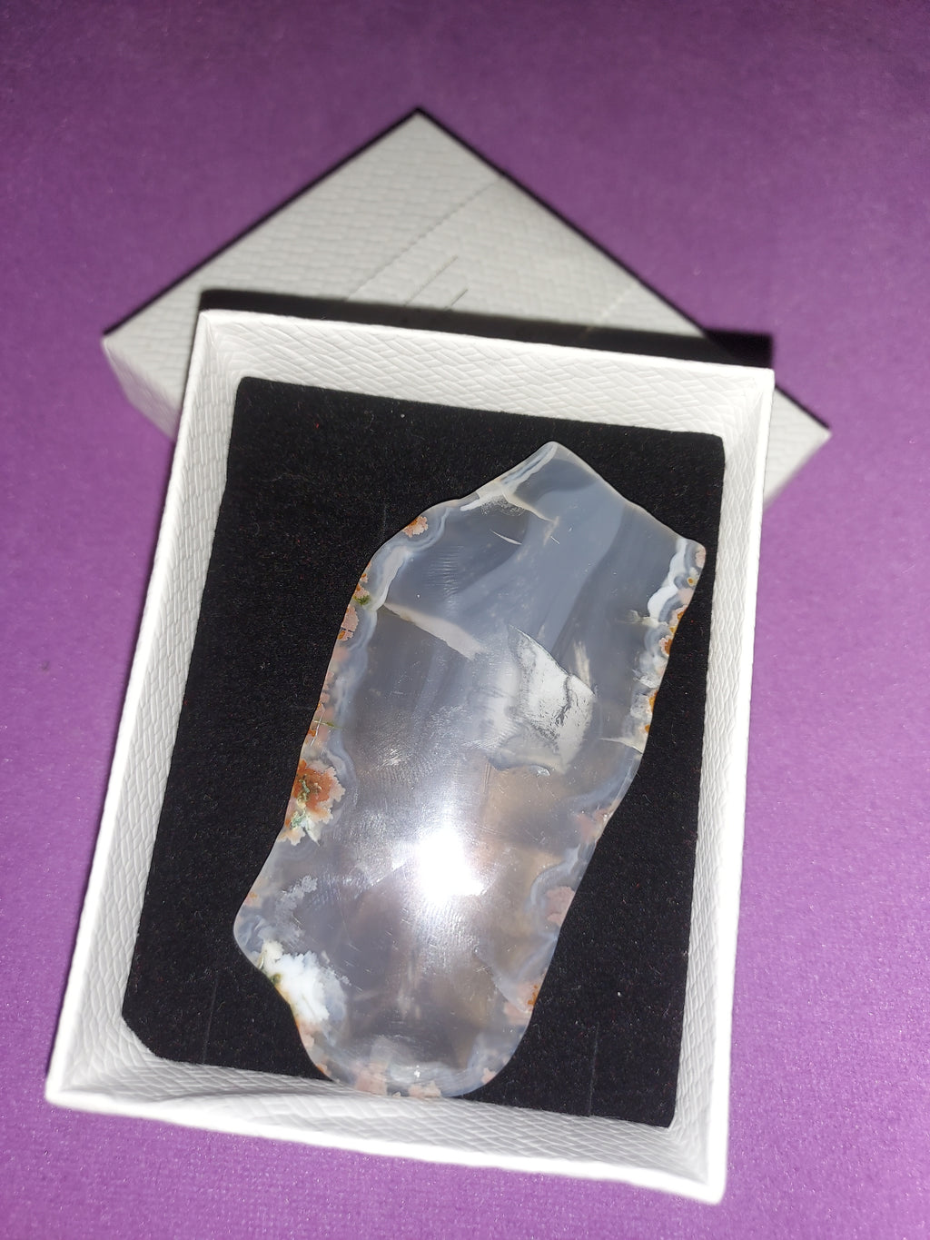 Hand-Polished Natural Agate Gemstone 24g | Unique Healing Crystal | Collector's Piece