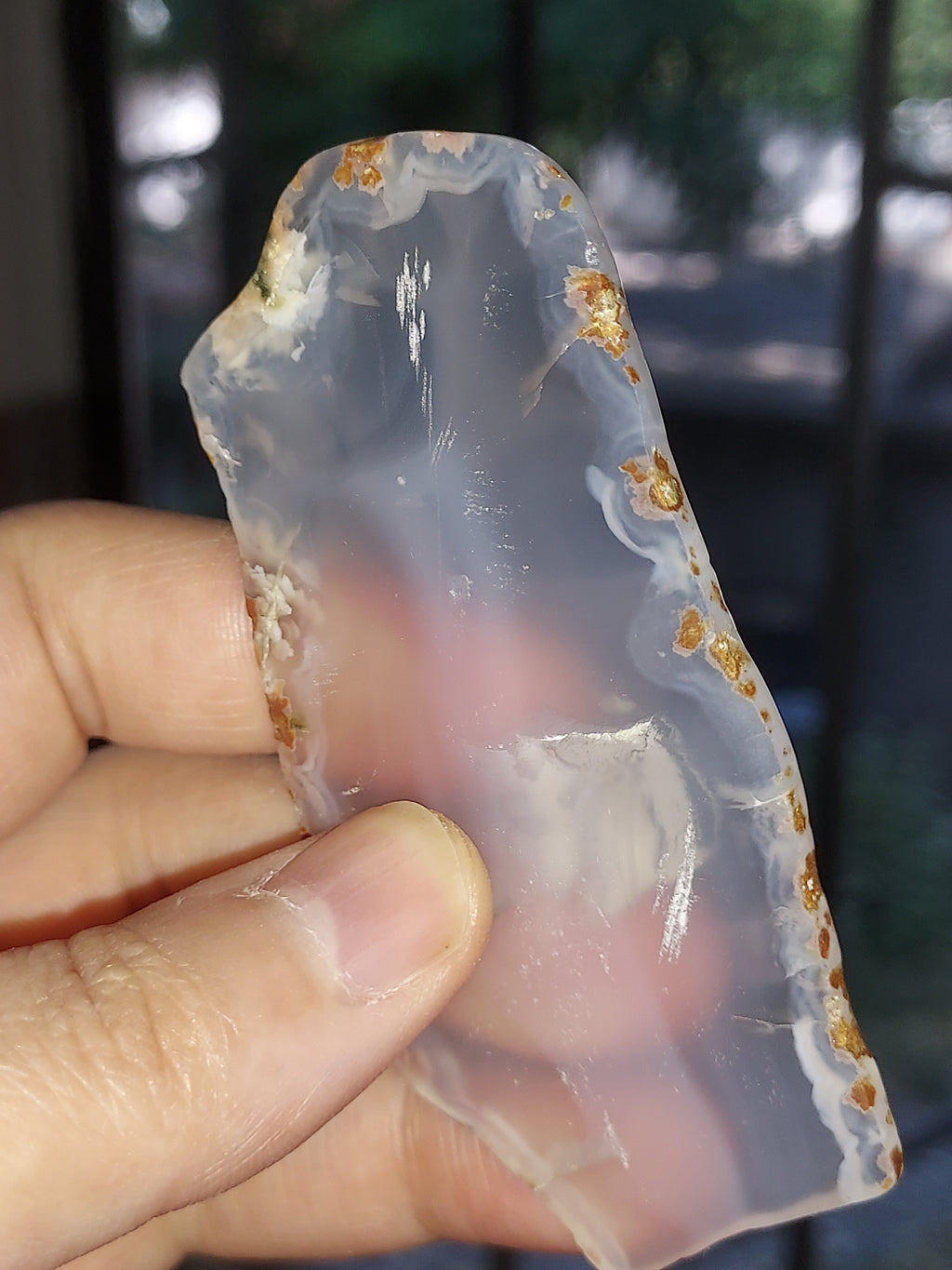 Hand-Polished Natural Agate Gemstone 24g | Unique Healing Crystal | Collector's Piece