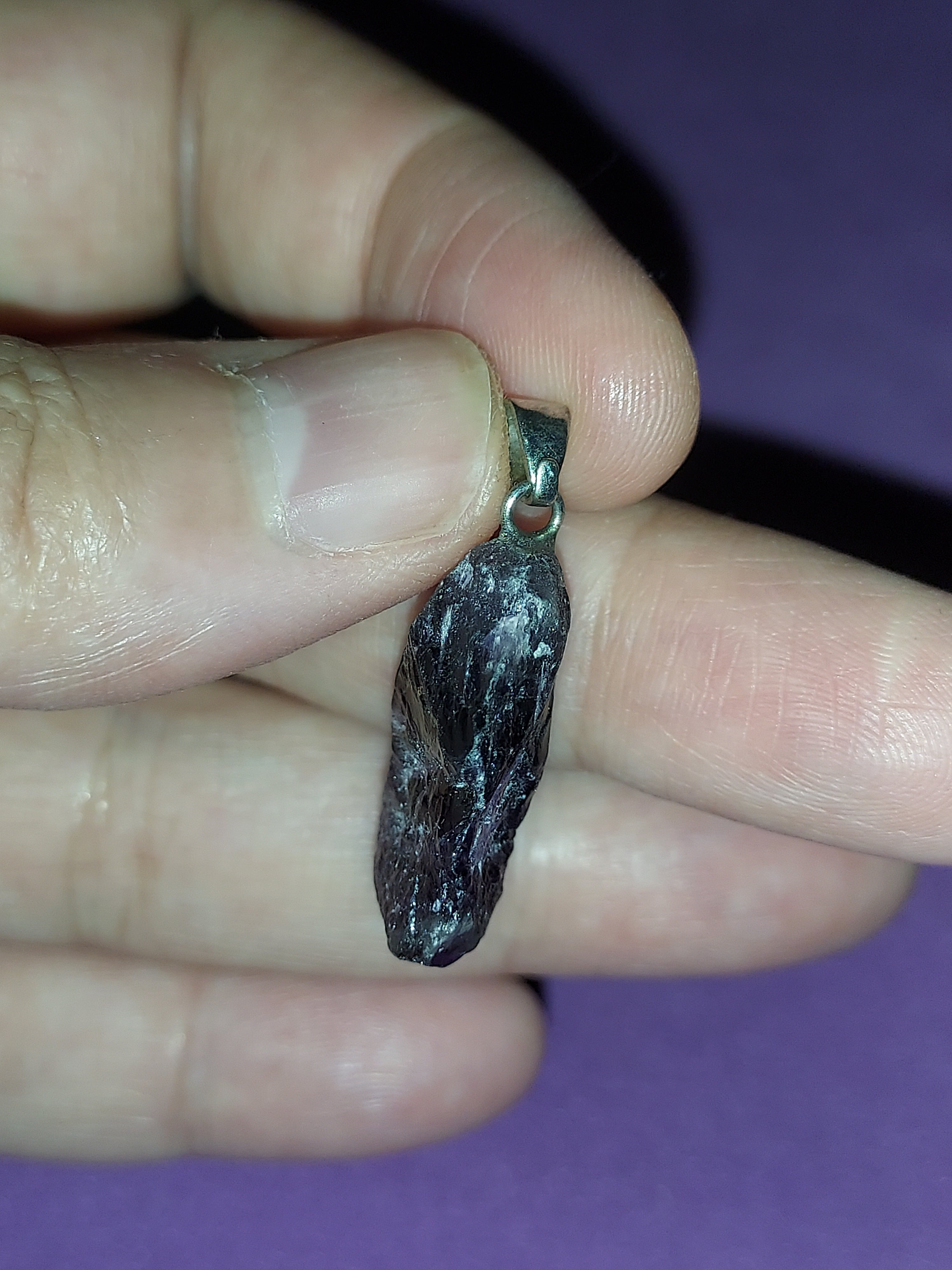 Natural Amethyst Pendant | Deep Purple Healing Crystal Necklace | Stone of Calm & Intuition