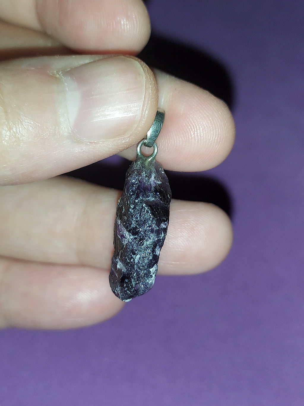Natural Amethyst Pendant | Deep Purple Healing Crystal Necklace | Stone of Calm & Intuition