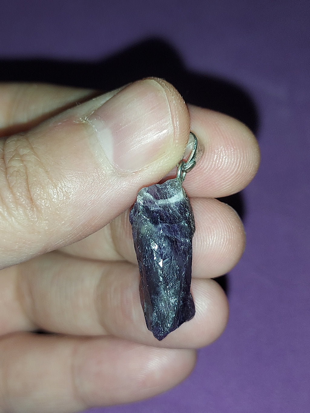 Natural Amethyst Pendant | Deep Purple Healing Crystal Necklace | Stone of Calm & Intuition