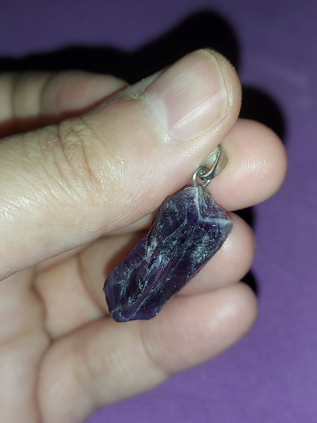 Natural Amethyst Pendant | Deep Purple Healing Crystal Necklace | Stone of Calm & Intuition