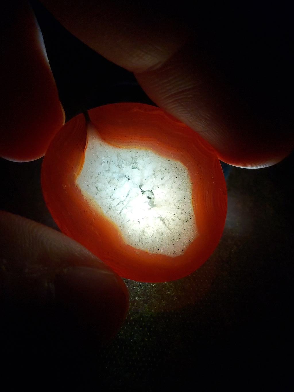 Natural Red Agate Gemstone | Rare Hand-Polished Specimen | Healing Crystal Collector's Piece