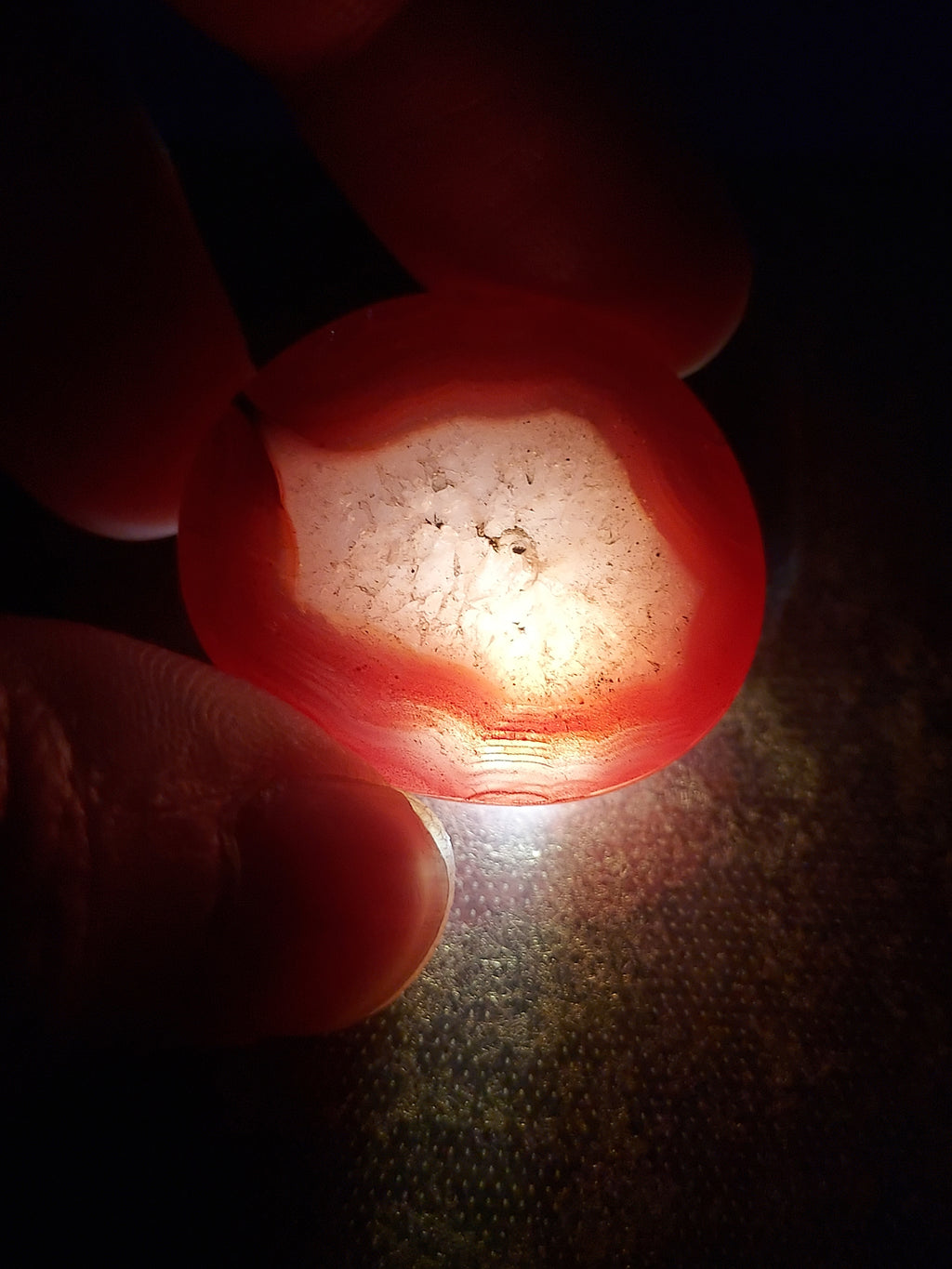 Natural Red Agate Gemstone | Rare Hand-Polished Specimen | Healing Crystal Collector's Piece