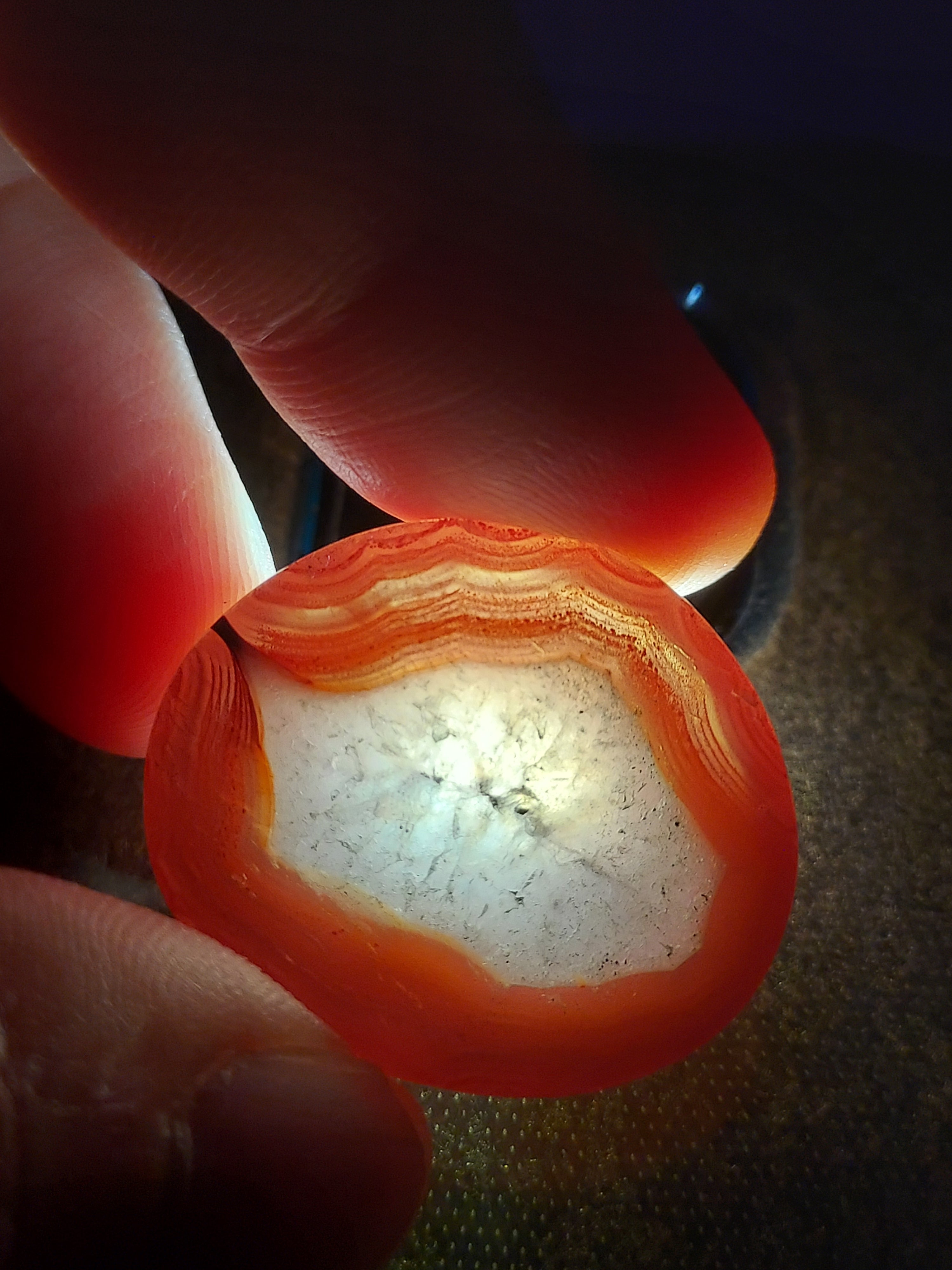Natural Red Agate Gemstone | Rare Hand-Polished Specimen | Healing Crystal Collector's Piece