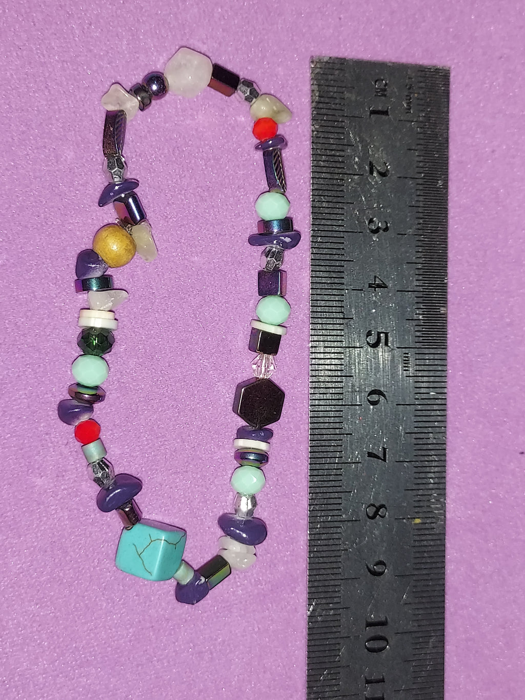 Multicolor Mixed Shape Bead Bracelet | Plastic Boho Fashion Jewelry