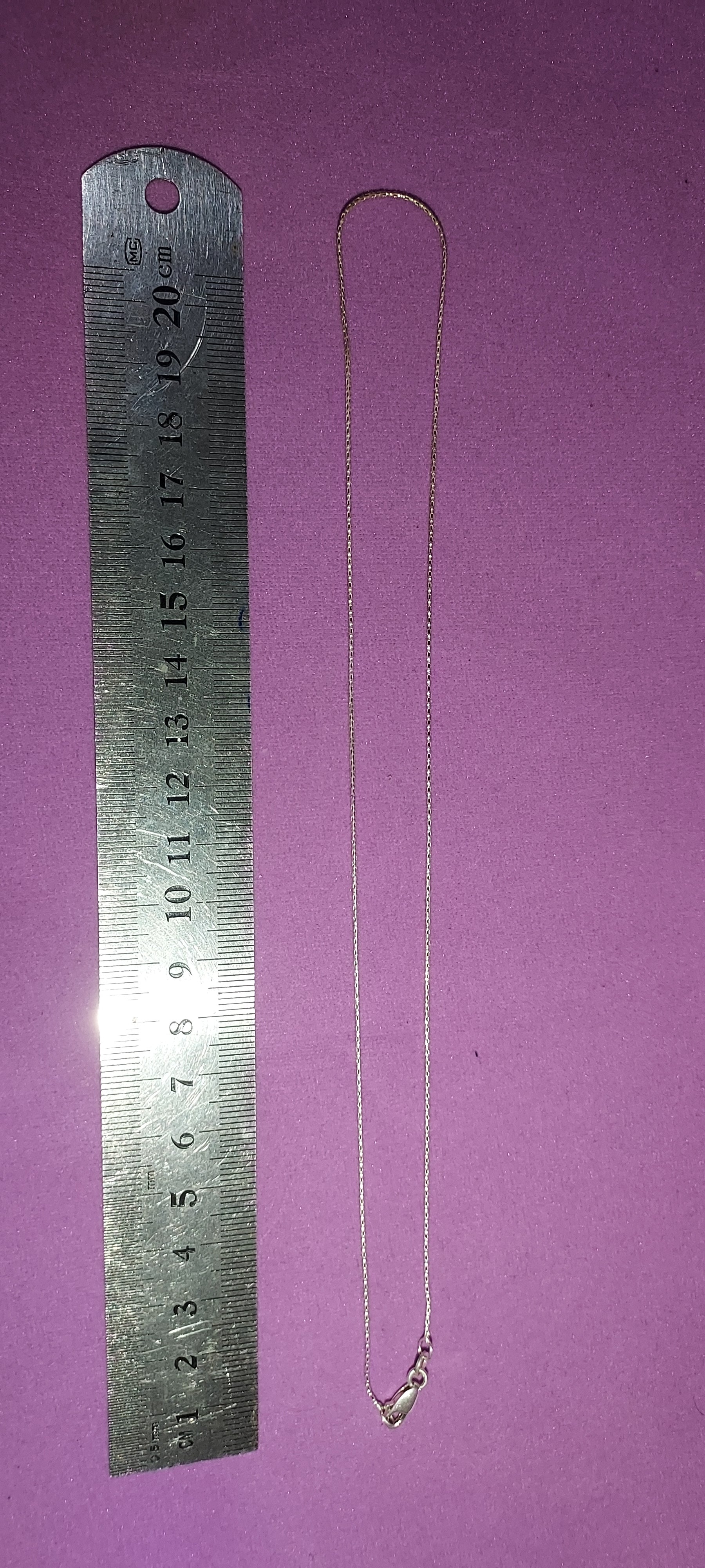 sterling silver necklace - 925 - 1.9 grams