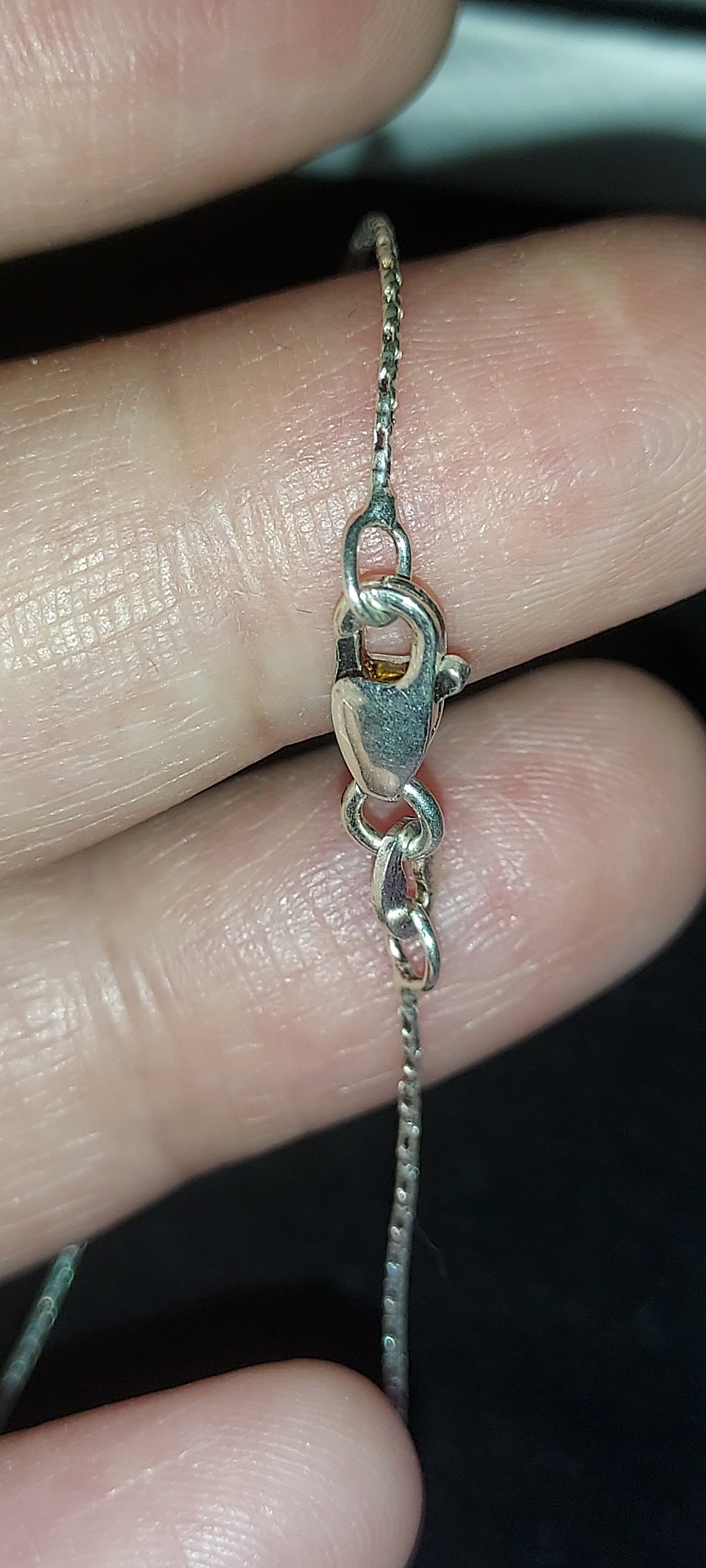 sterling silver necklace - 925 - 1.9 grams