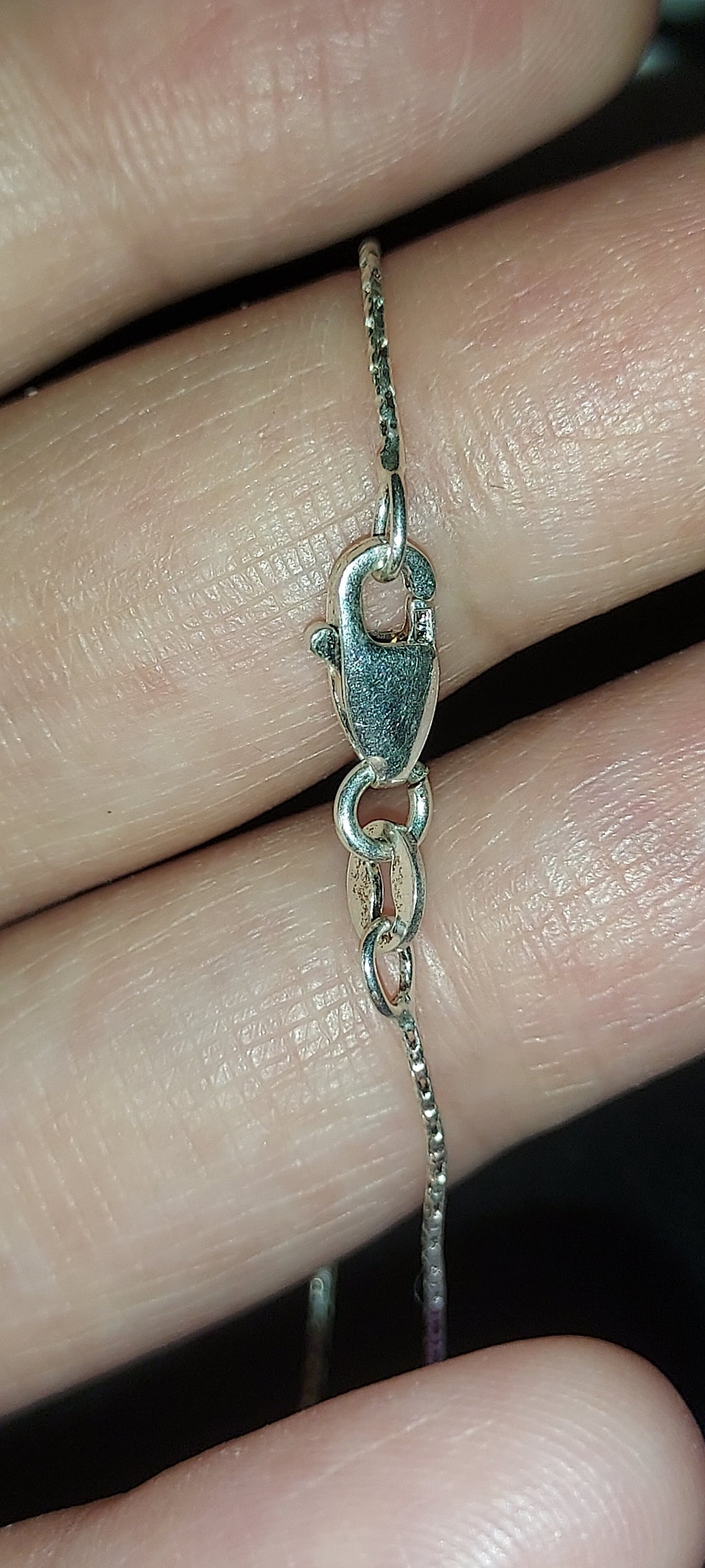 sterling silver necklace - 925 - 1.9 grams