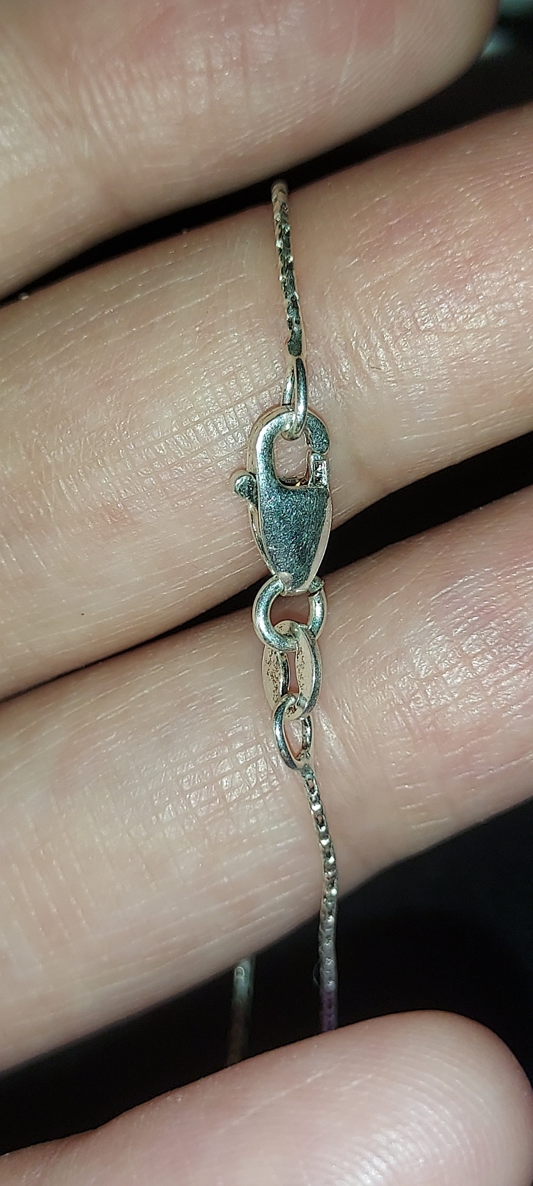 sterling silver necklace - 925 - 1.9 grams