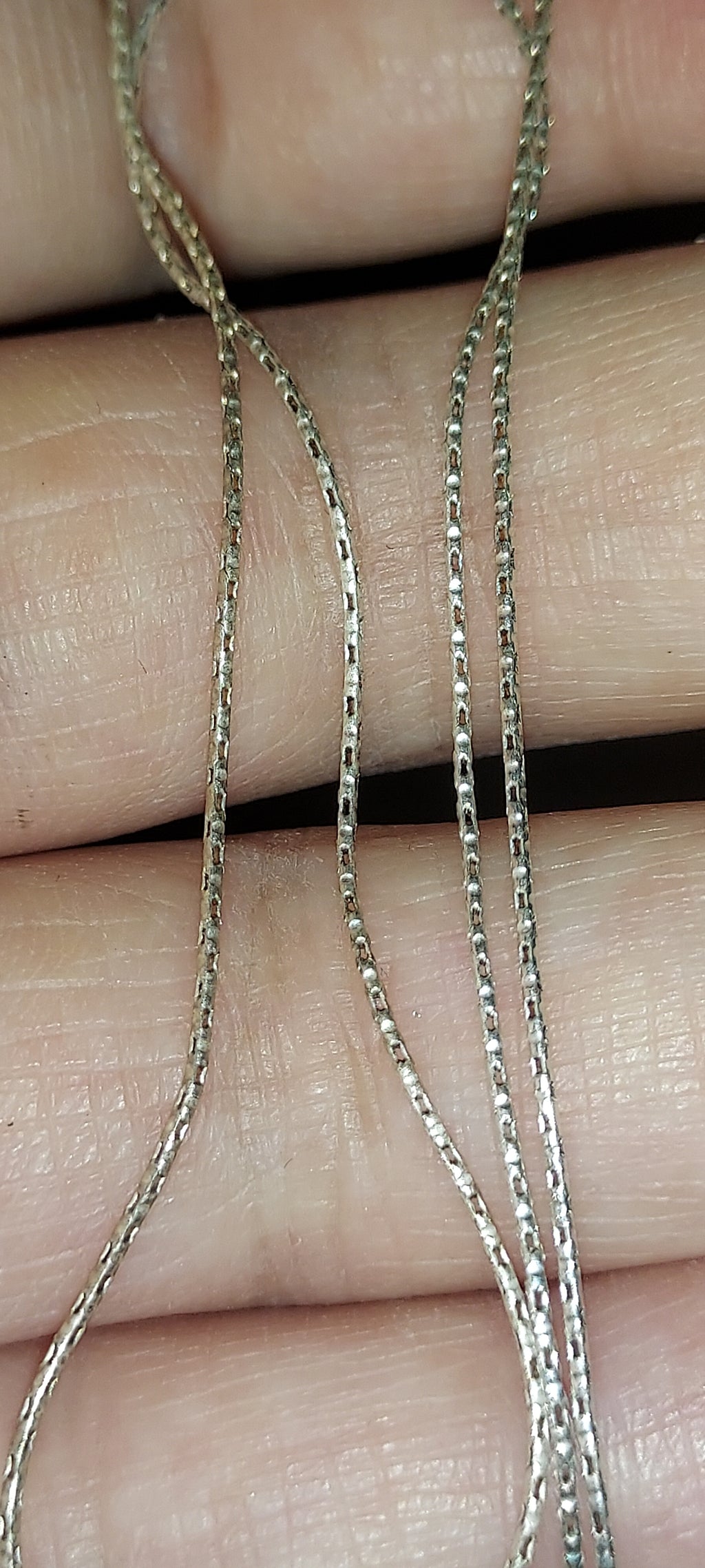 sterling silver necklace - 925 - 1.9 grams
