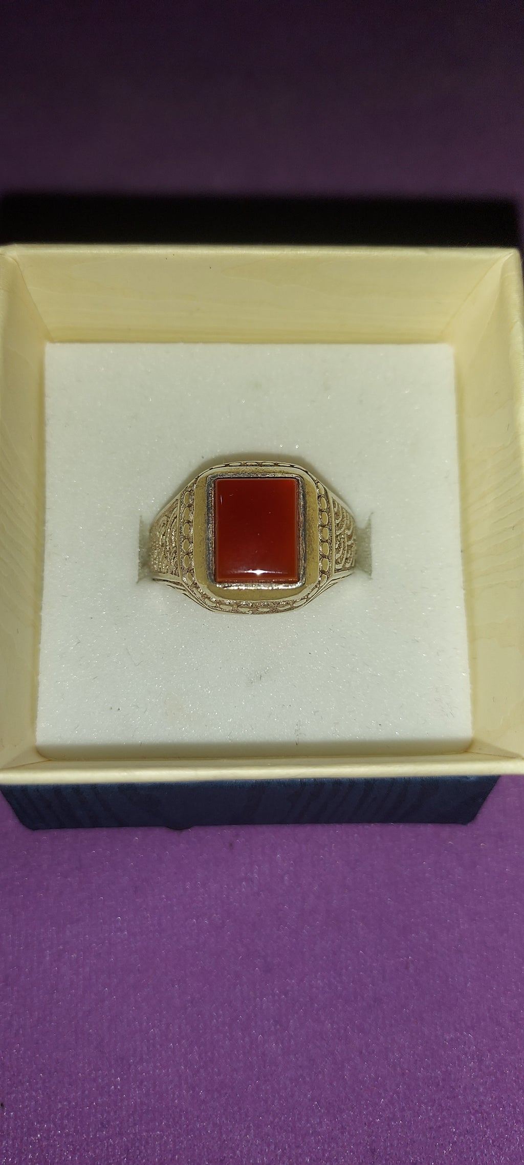Handmade 925 Sterling Silver Ring with Natural Agate Crystal | Fine Gemstone Jewelry | Statement Ring