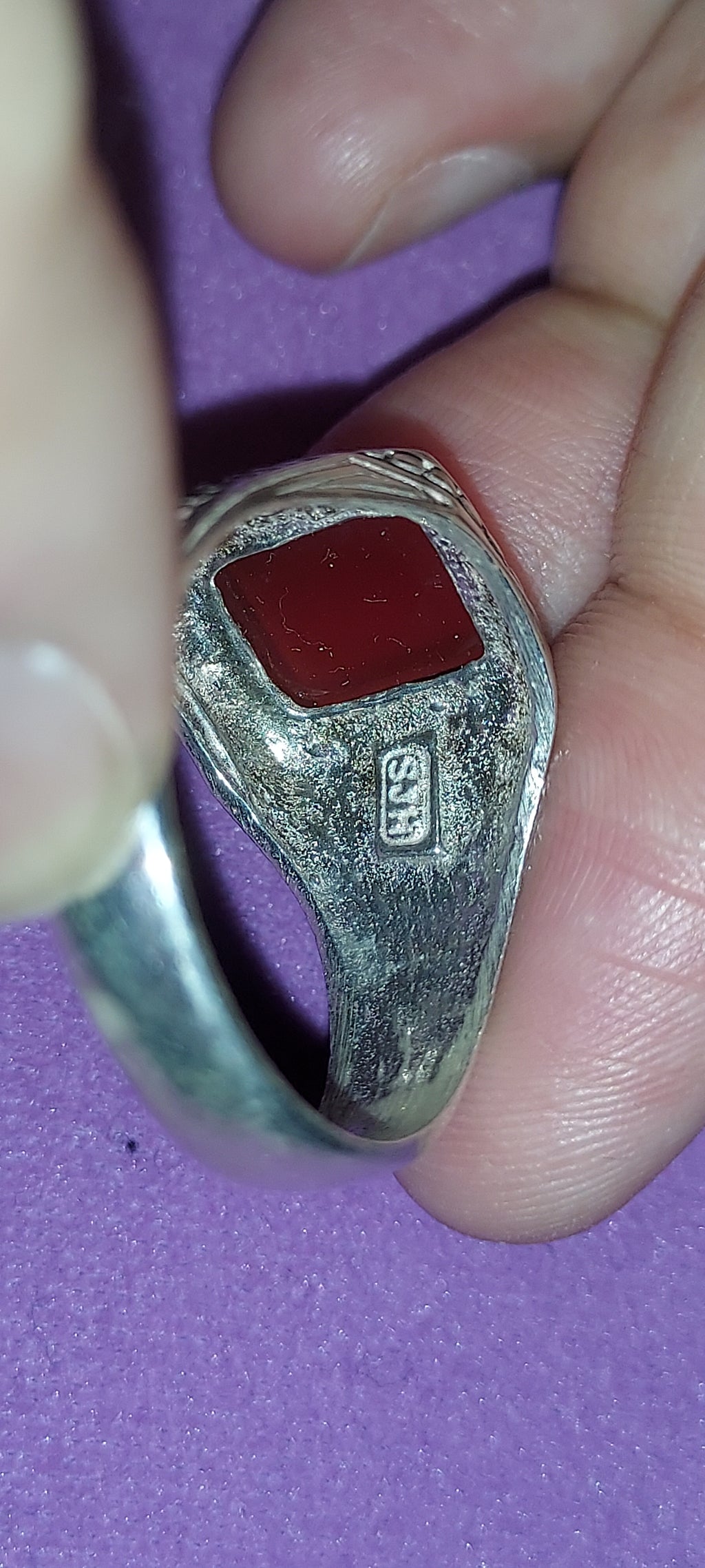 Handmade 925 Sterling Silver Ring with Natural Agate Crystal | Fine Gemstone Jewelry | Statement Ring