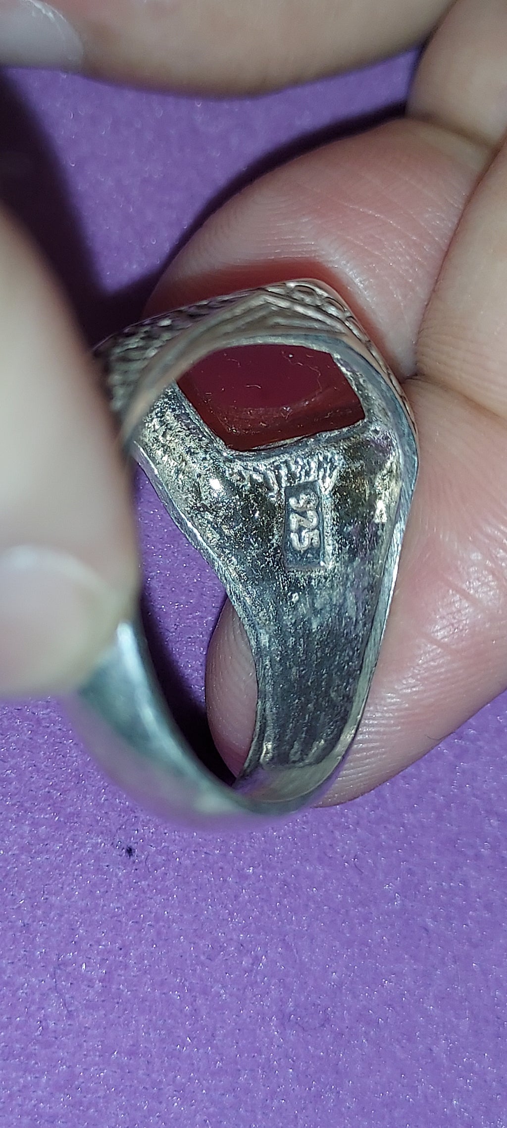 Handmade 925 Sterling Silver Ring with Natural Agate Crystal | Fine Gemstone Jewelry | Statement Ring