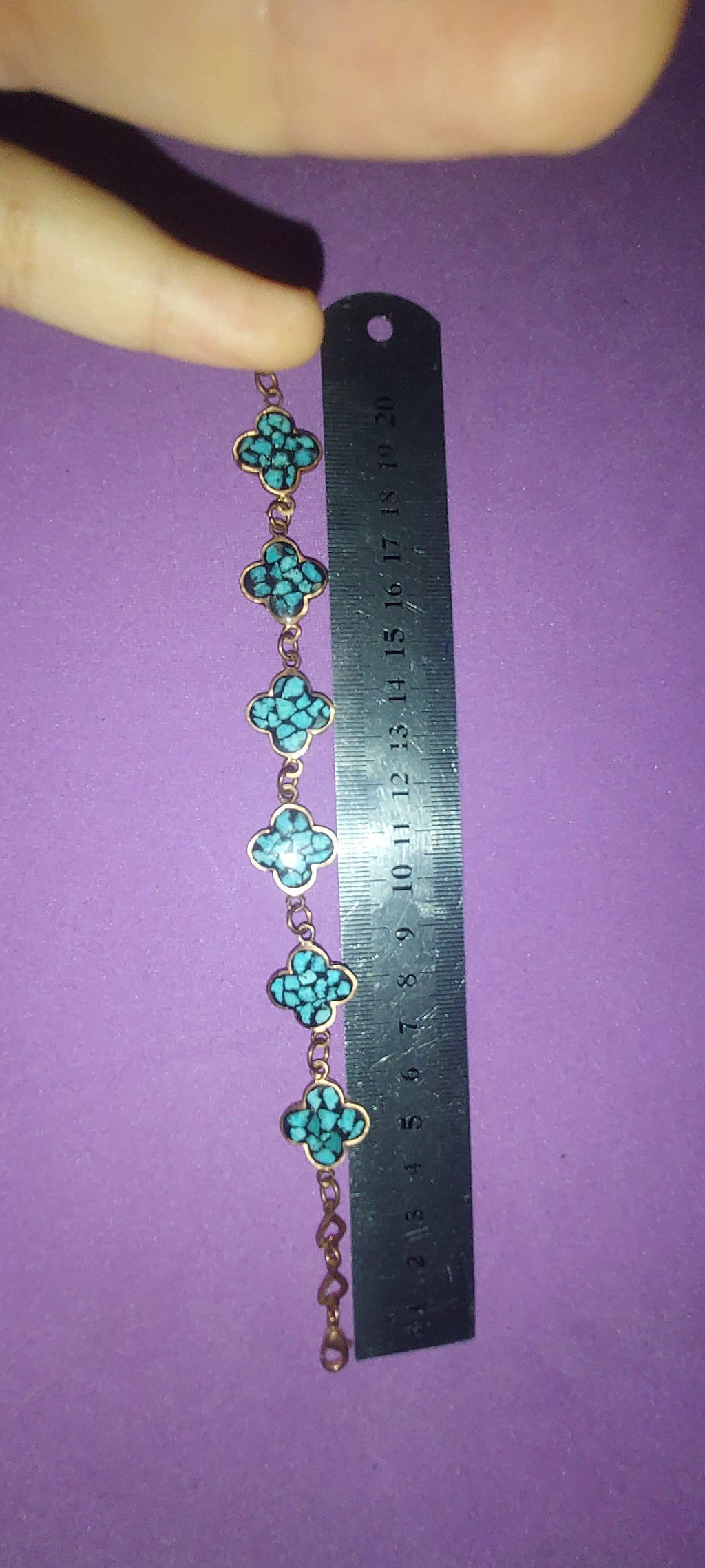 Turquoise Inlay Copper Bracelet | Handmade Boho Jewelry | Natural Gemstone Statement Piece