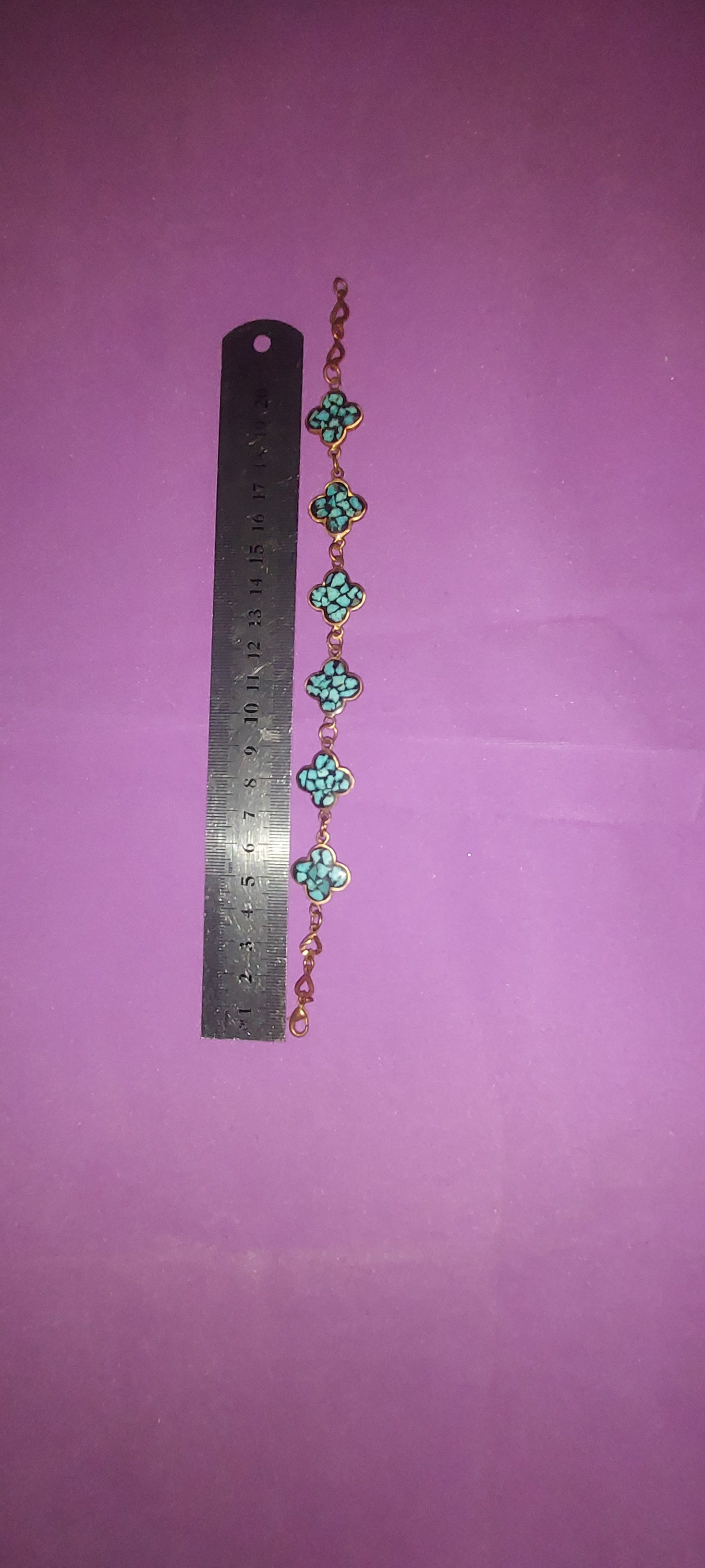 Turquoise Inlay Copper Bracelet | Handmade Boho Jewelry | Natural Gemstone Statement Piece