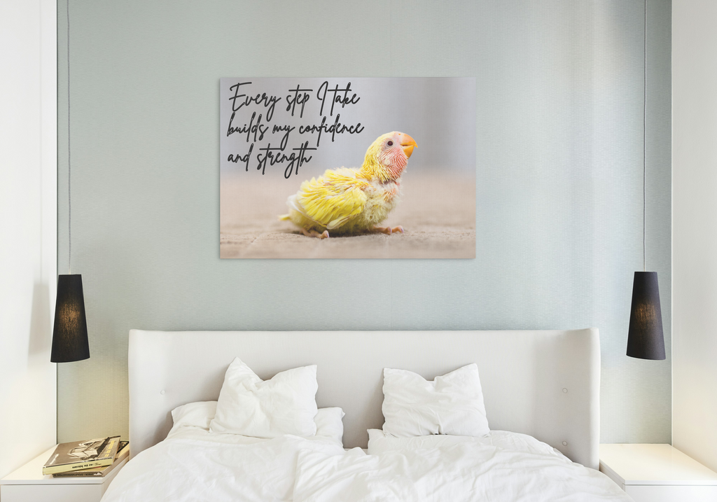 30 Positive Affirmation Parrot Portraits - Digital Wall Art Bundle for Home Decor & Print on Demand