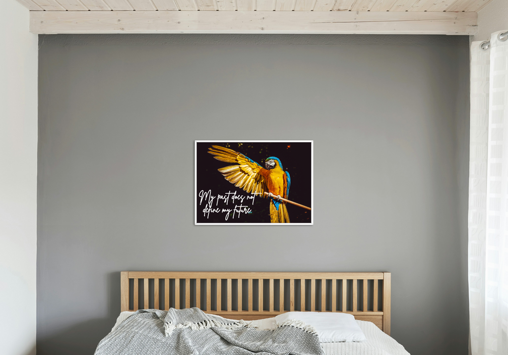 30 Positive Affirmation Parrot Portraits - Digital Wall Art Bundle for Home Decor & Print on Demand