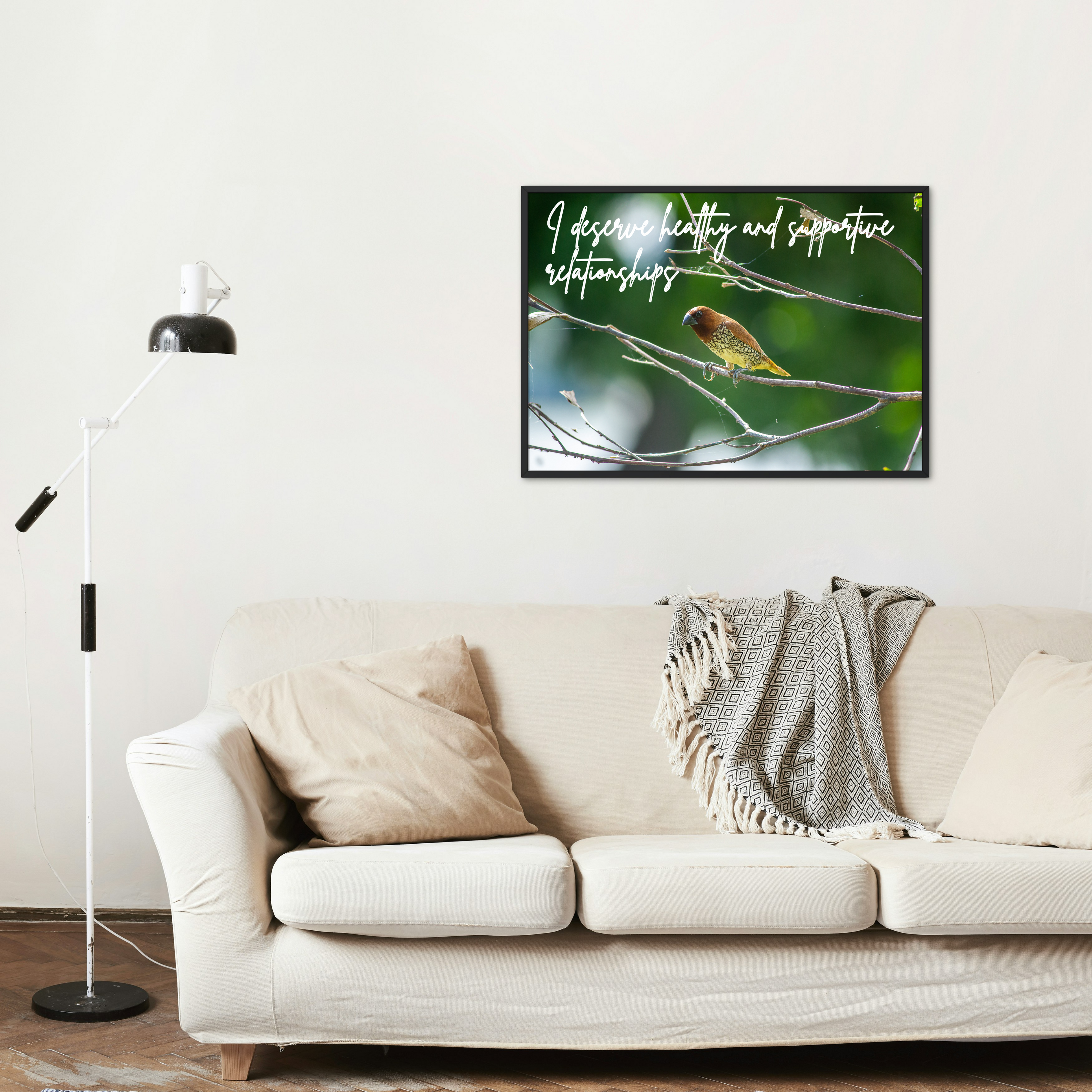 30 Positive Affirmation Parrot Portraits - Digital Wall Art Bundle for Home Decor & Print on Demand