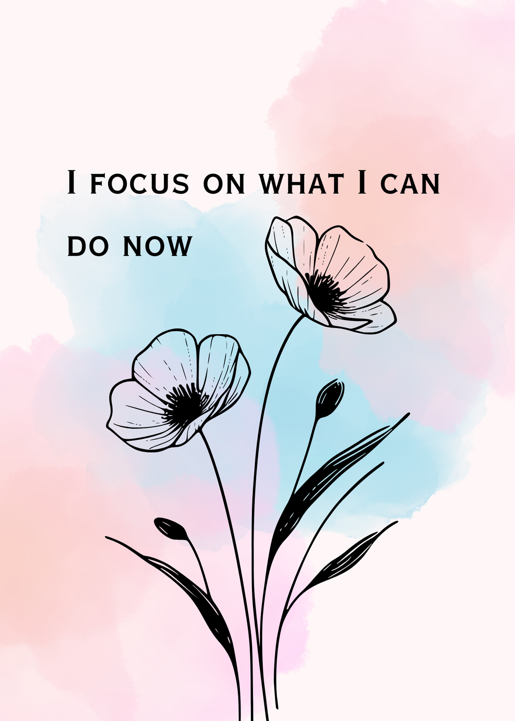 10 Positive Affirmations for Living in the Moment - 5 Sizes Bundle for Home Decor & Print on Demand