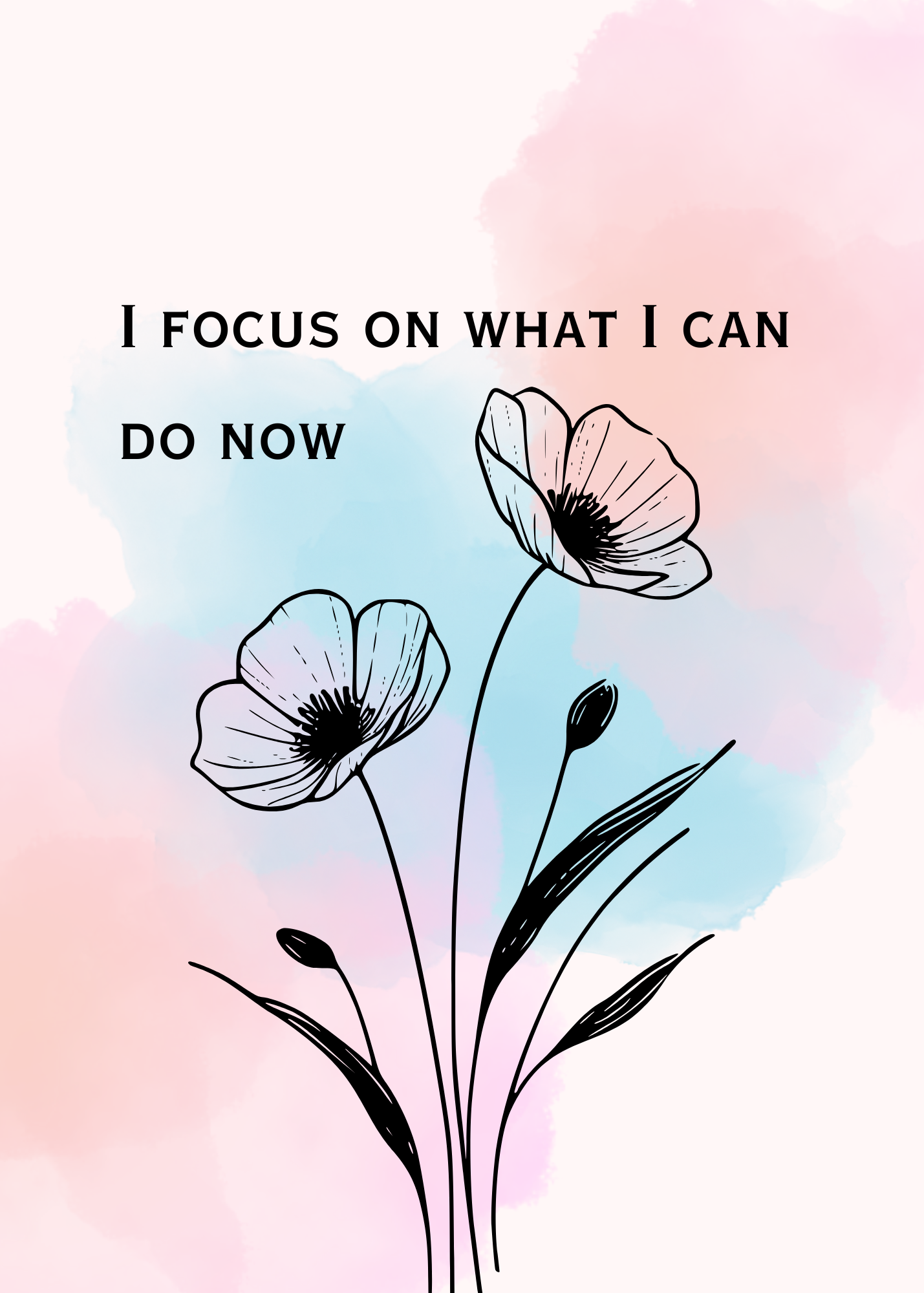 10 Positive Affirmations for Living in the Moment - 5 Sizes Bundle for Home Decor & Print on Demand