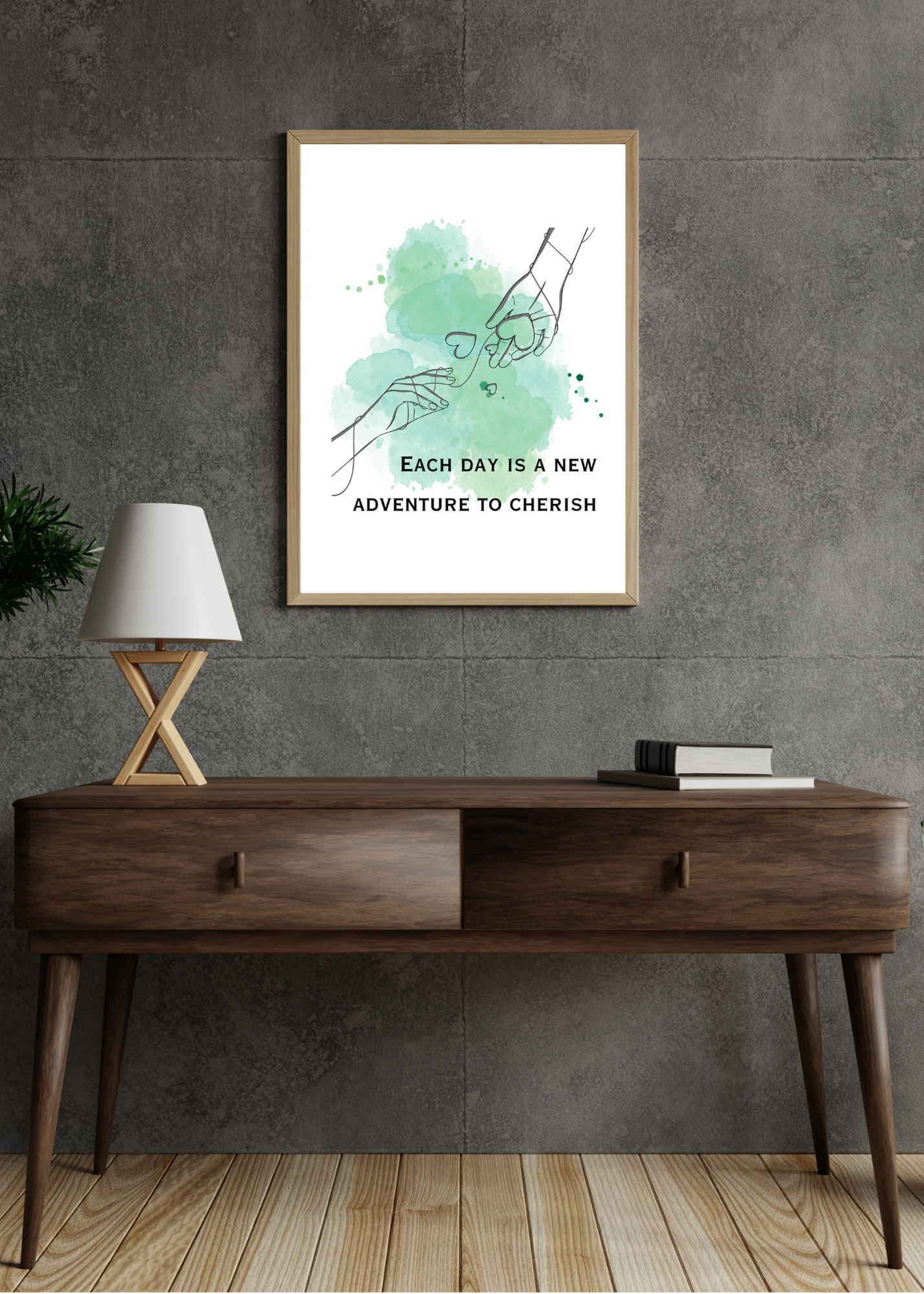 10 Positive Affirmations for Living in the Moment - 5 Sizes Bundle for Home Decor & Print on Demand