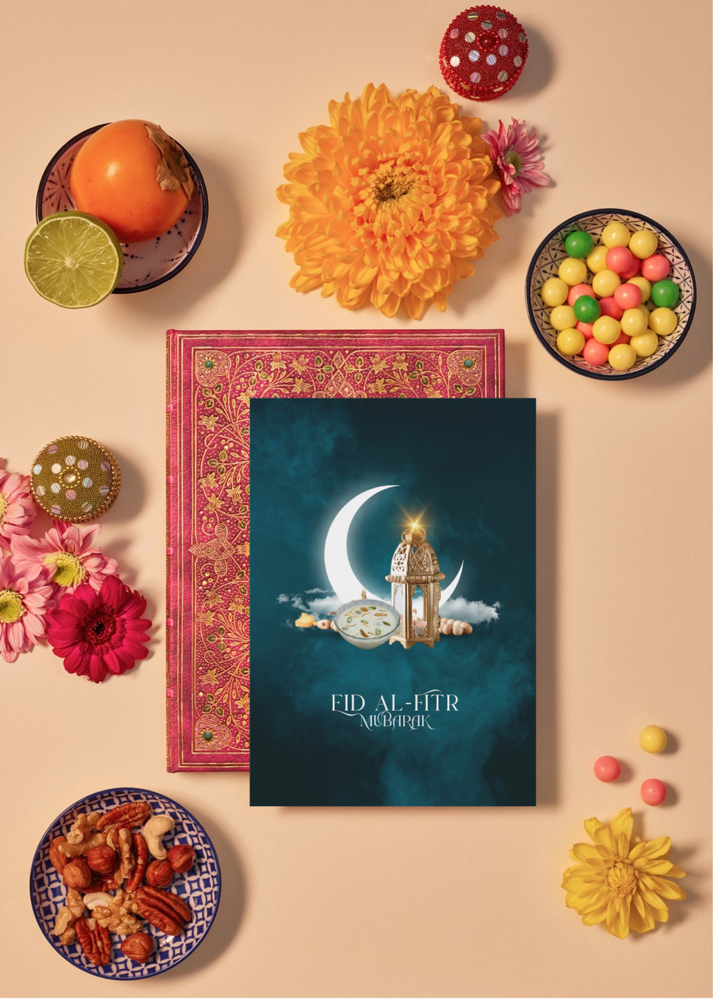 11 Ramadan & Eid Al-Fitr Mubarak Cards & Wall Art for Home Decor, Kids Room & Nursery - Digital Bundle for Islamic Families