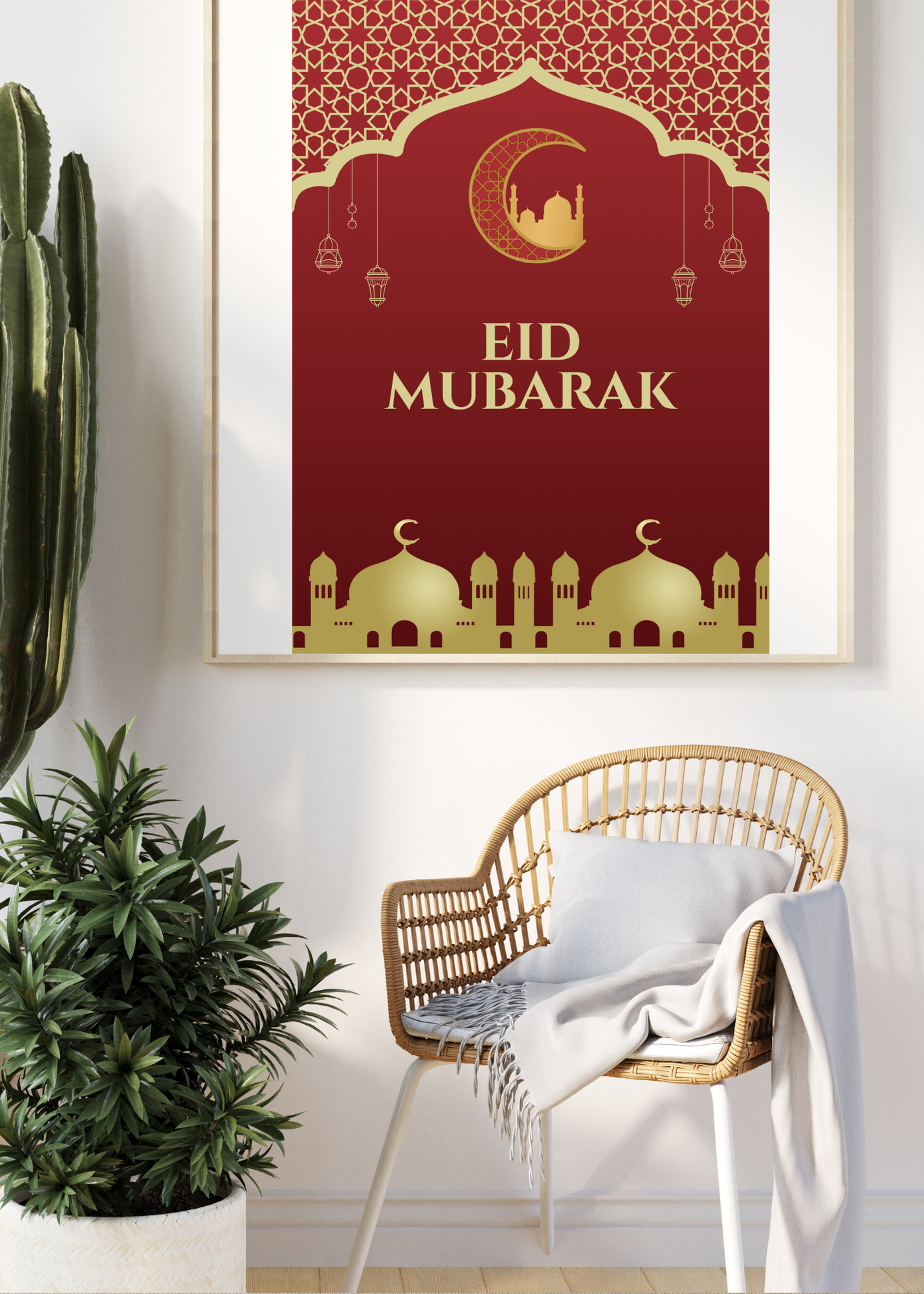 11 Ramadan & Eid Al-Fitr Mubarak Cards & Wall Art for Home Decor, Kids Room & Nursery - Digital Bundle for Islamic Families