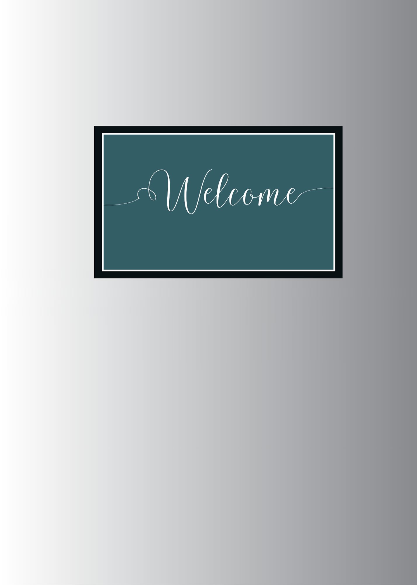 "Welcome" Wall Art - 24 Colors - Entryway & Home Decor - Print on Demand - Instant Download