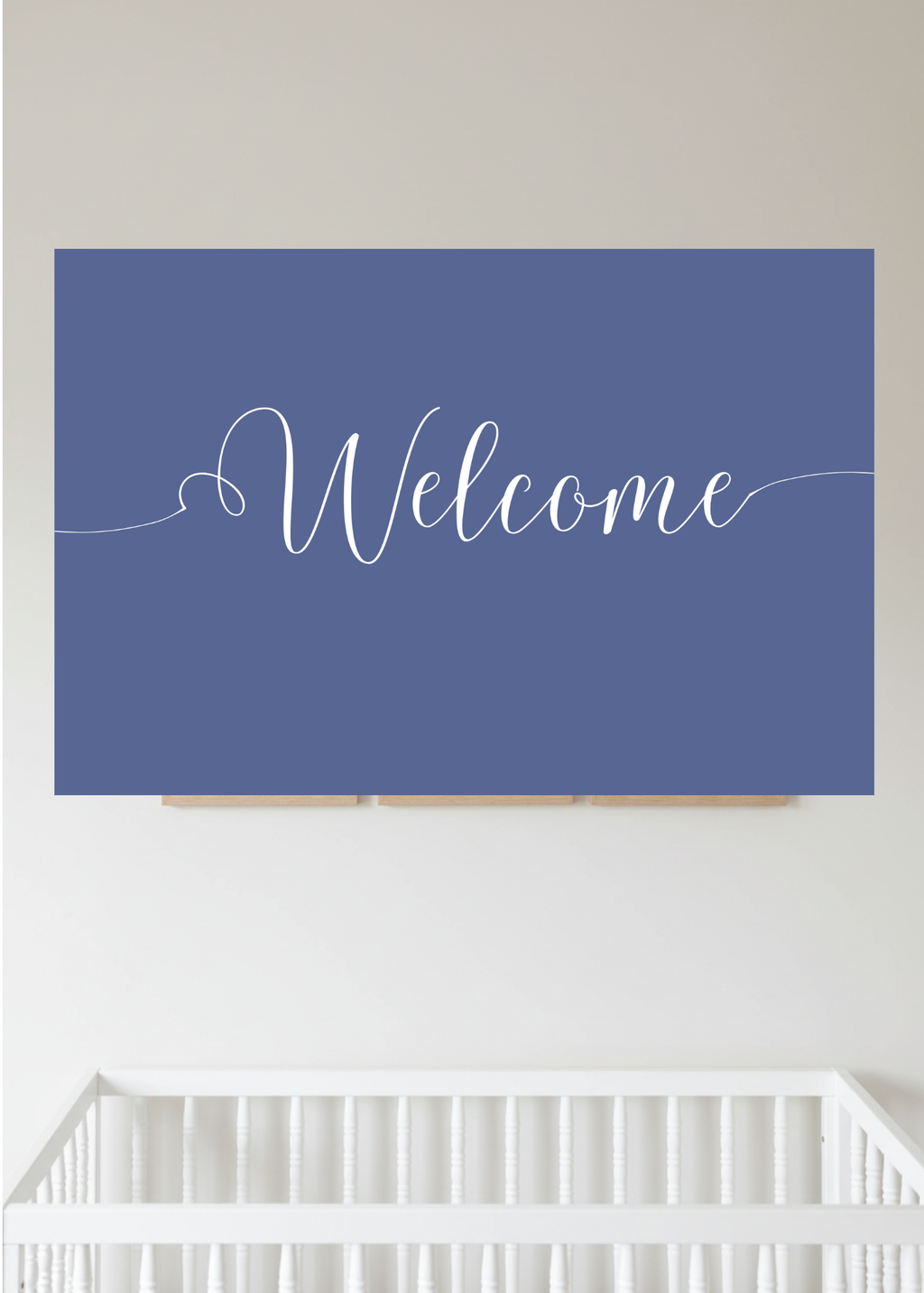 "Welcome" Wall Art - 24 Colors - Entryway & Home Decor - Print on Demand - Instant Download