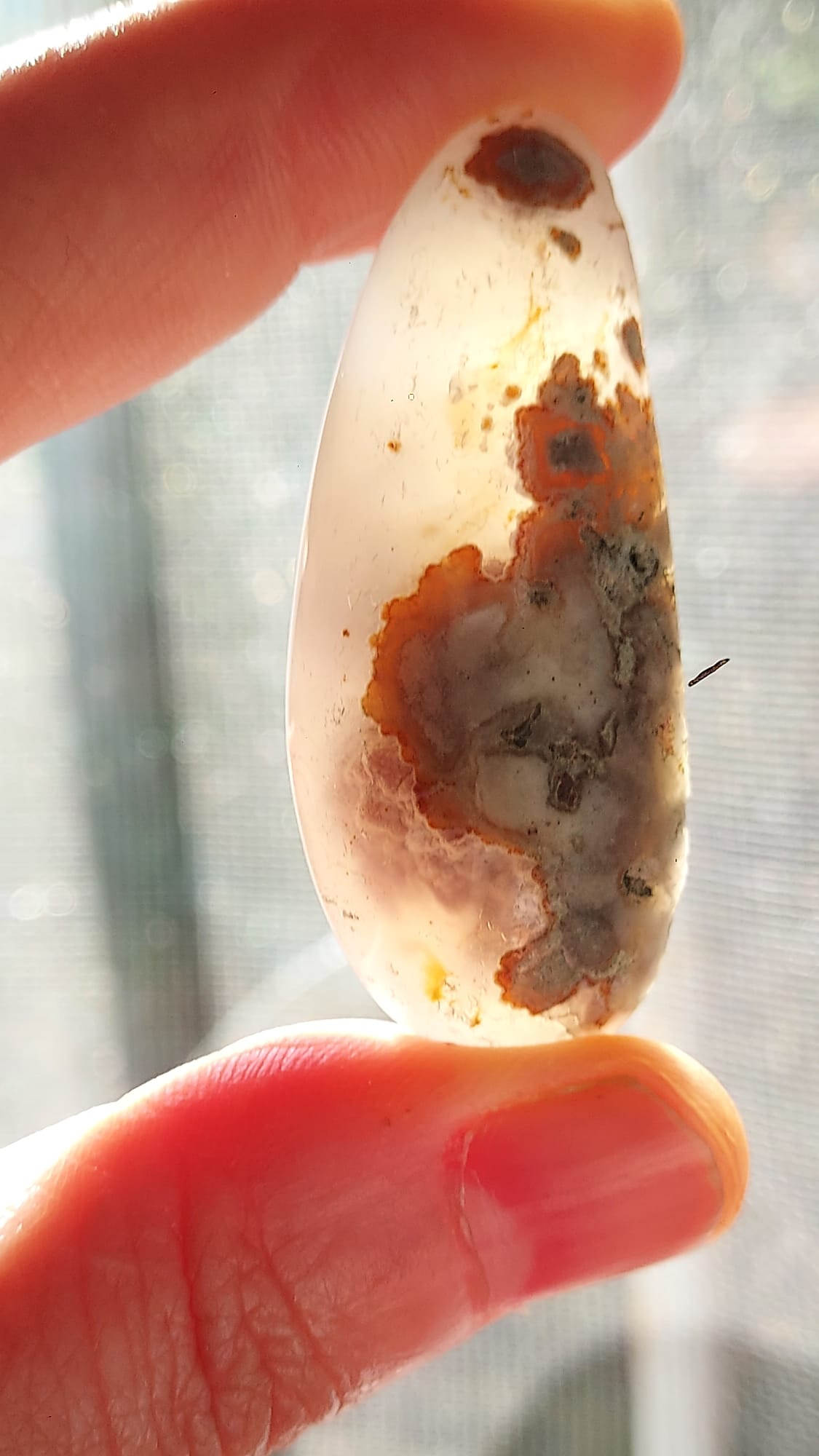 Flower Agate Gemstone | Natural Cherry Blossom Agate | Healing Crystal