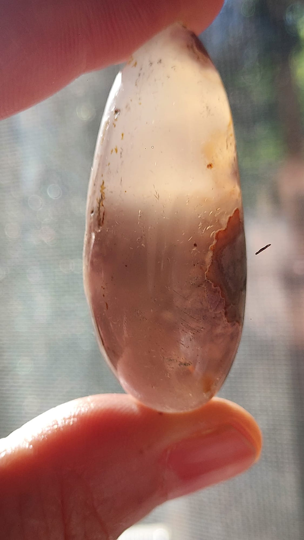Flower Agate Gemstone | Natural Cherry Blossom Agate | Healing Crystal