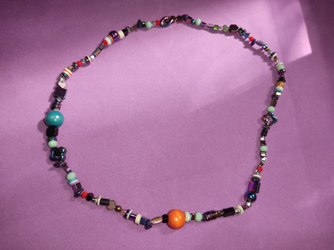 Multicolor Mixed Bead Long Boho Necklace | Boho & Eclectic Statement Jewelry