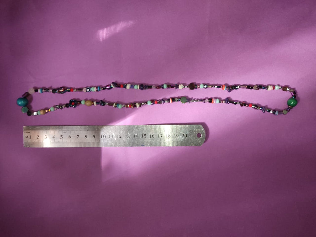 Multicolor Mixed Bead Long Boho Necklace | Boho & Eclectic Statement Jewelry