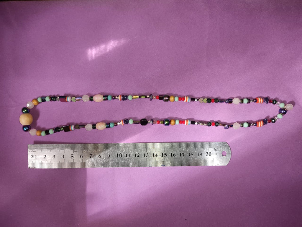 Multicolor Mixed Bead Long Boho Necklace | Boho & Eclectic Statement Jewelry