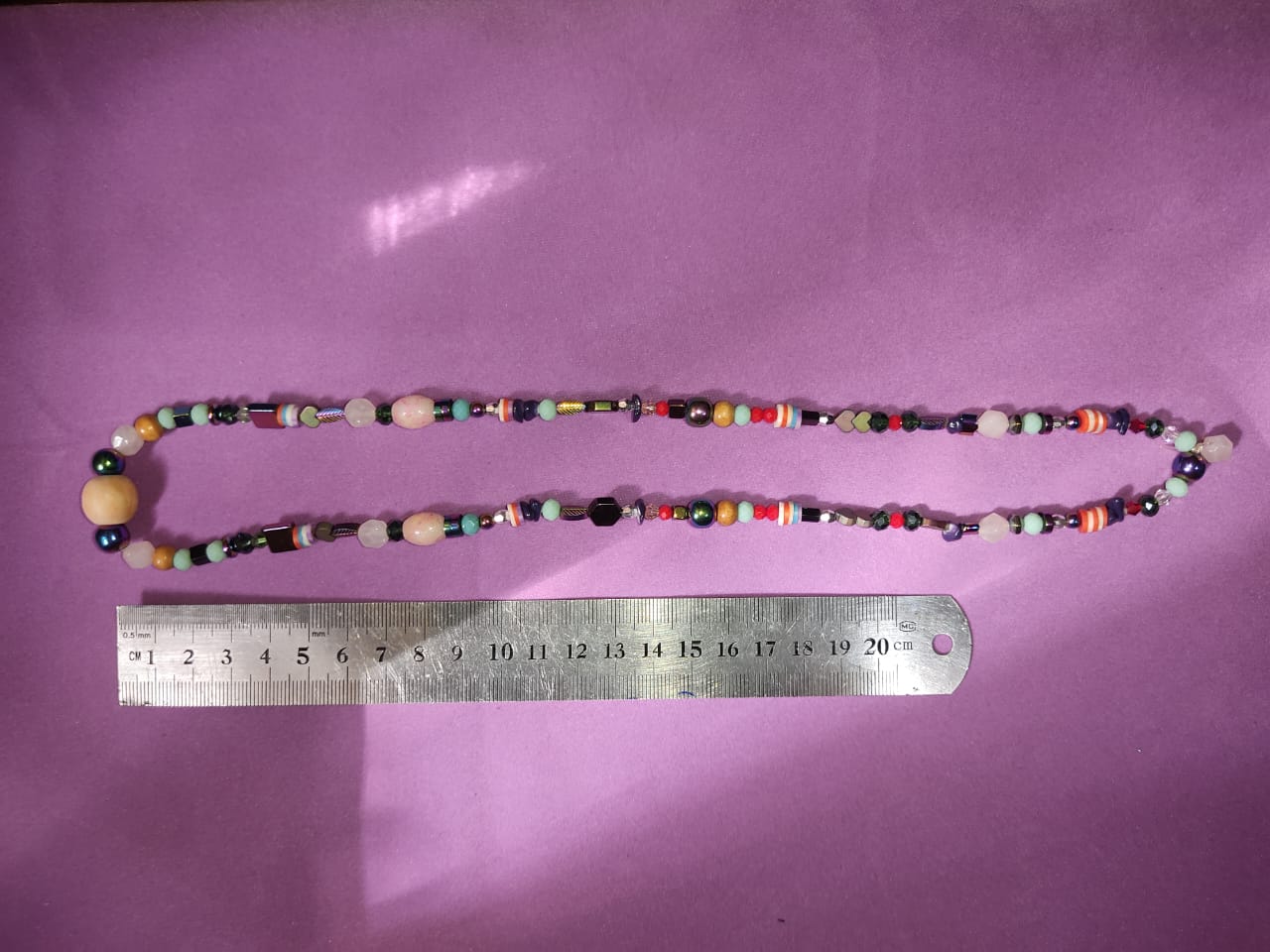 Multicolor Mixed Bead Long Boho Necklace | Boho & Eclectic Statement Jewelry