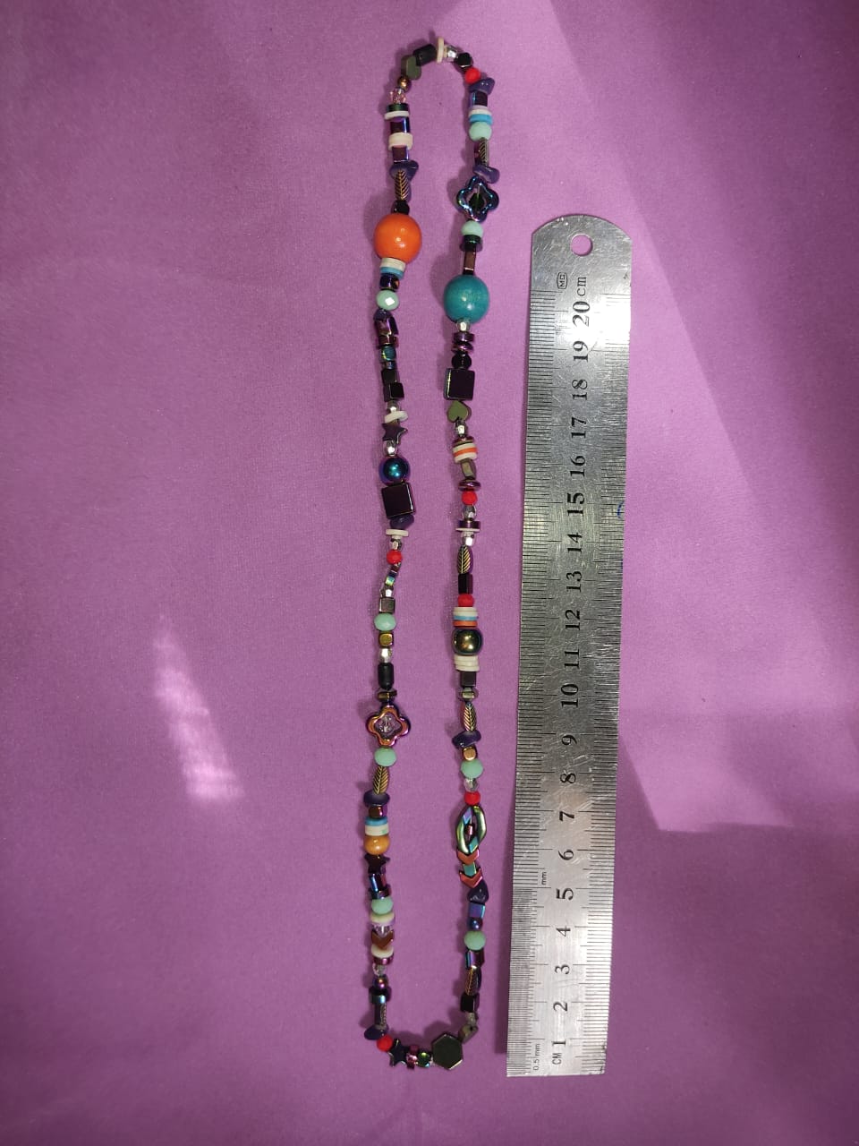 Multicolor Mixed Bead Long Boho Necklace | Boho & Eclectic Statement Jewelry