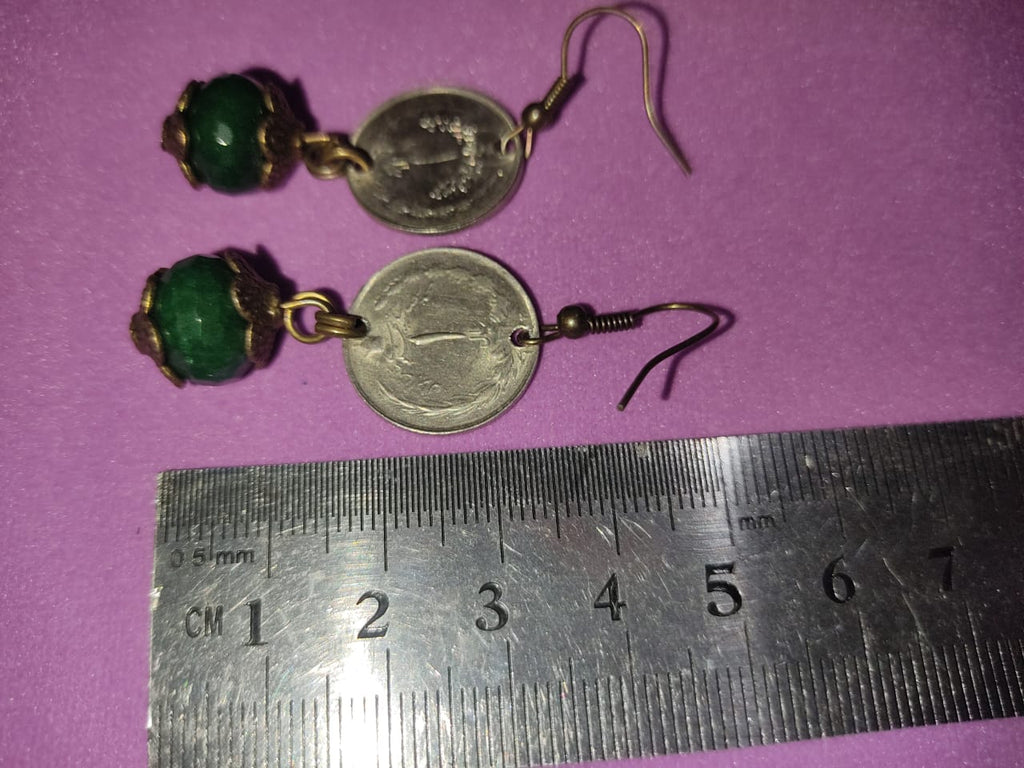 Iranian Imperial One-Qiran Earring گوشواره یک قرونی شاهنشاهی