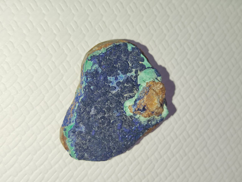 malachite-azorite natural gemstone
