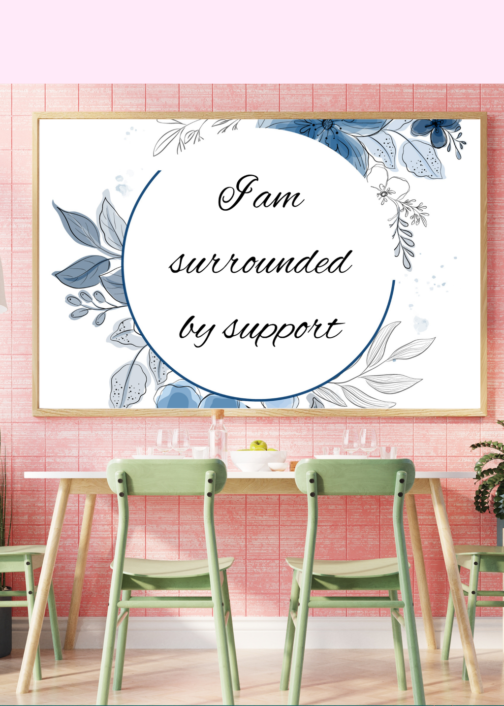 ADHD Affirmation Wall Art - 36x24 inch - Mental Health Decor - Instant Download
