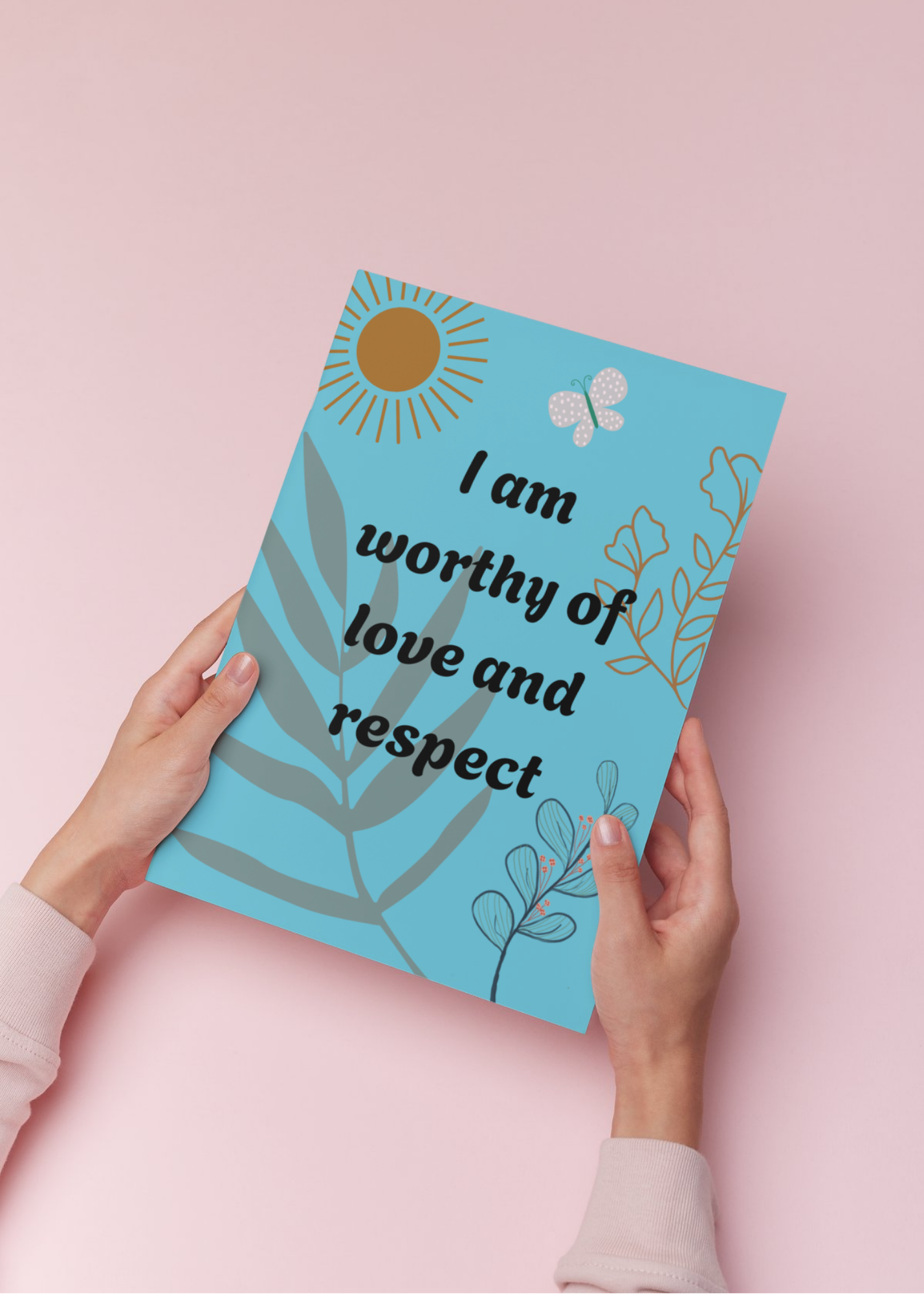 10 Boho Affirmation Cards - Print on Demand & Digital Download