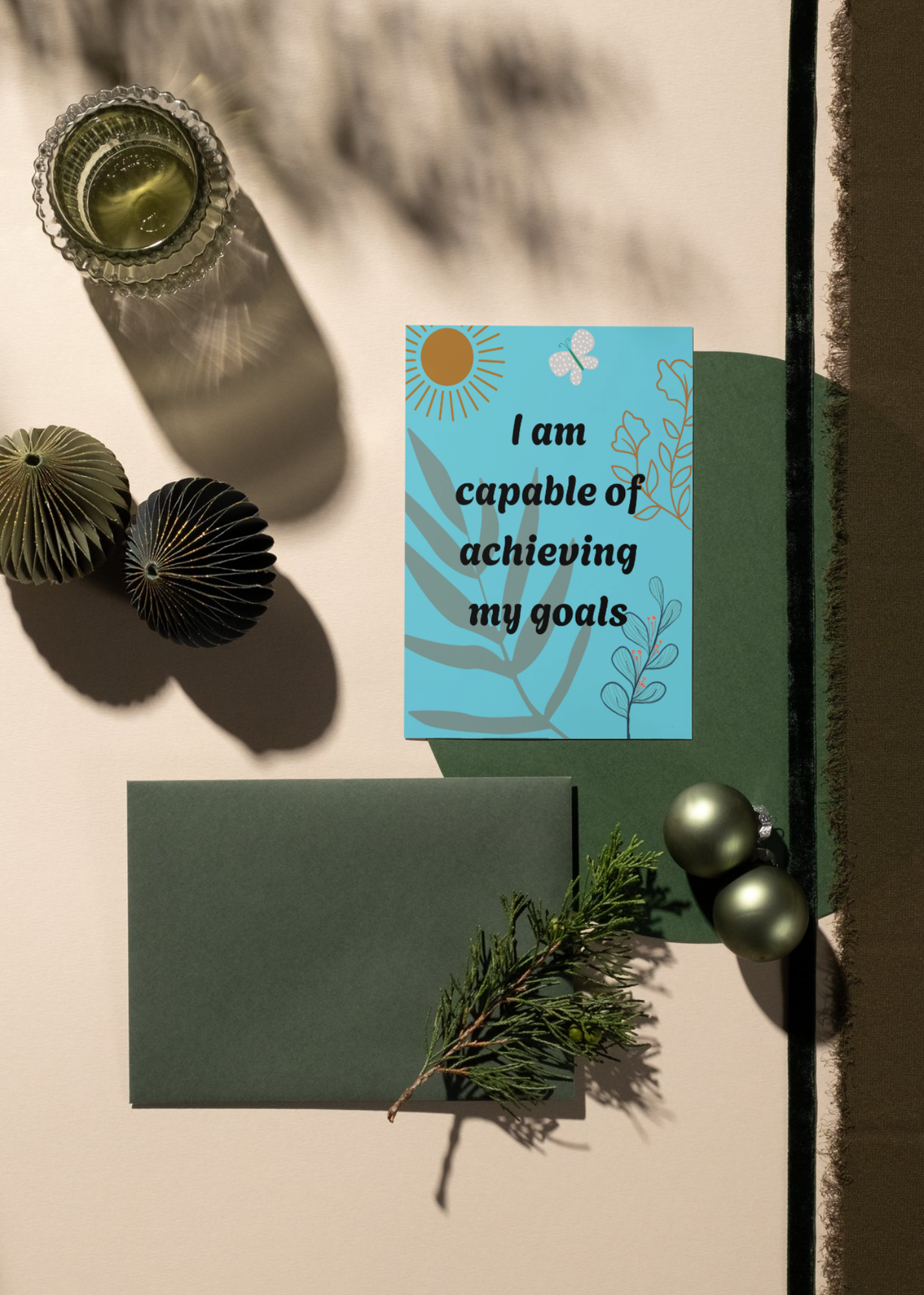 10 Boho Affirmation Cards - Print on Demand & Digital Download