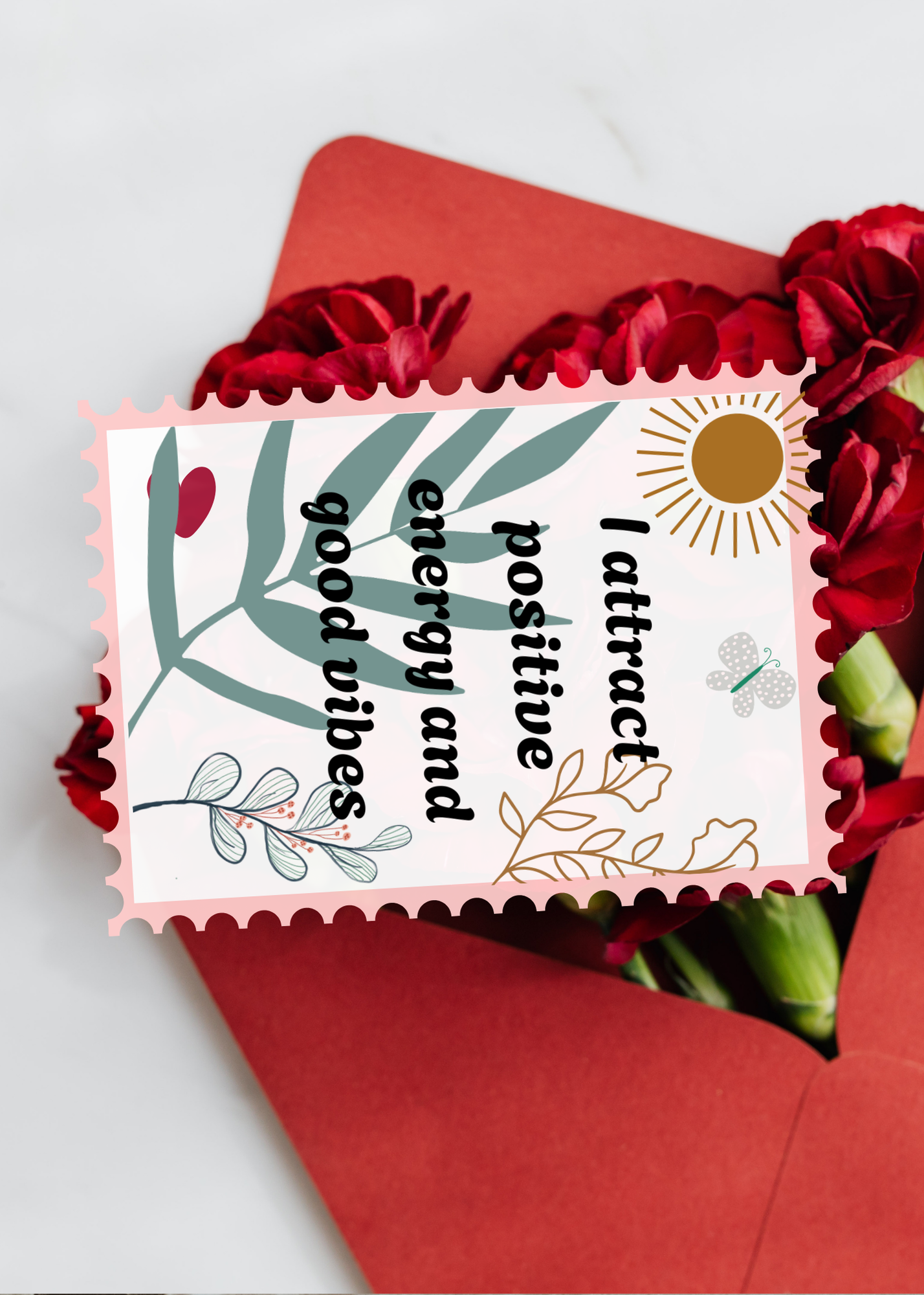 10 Boho Affirmation Cards - Print on Demand & Digital Download