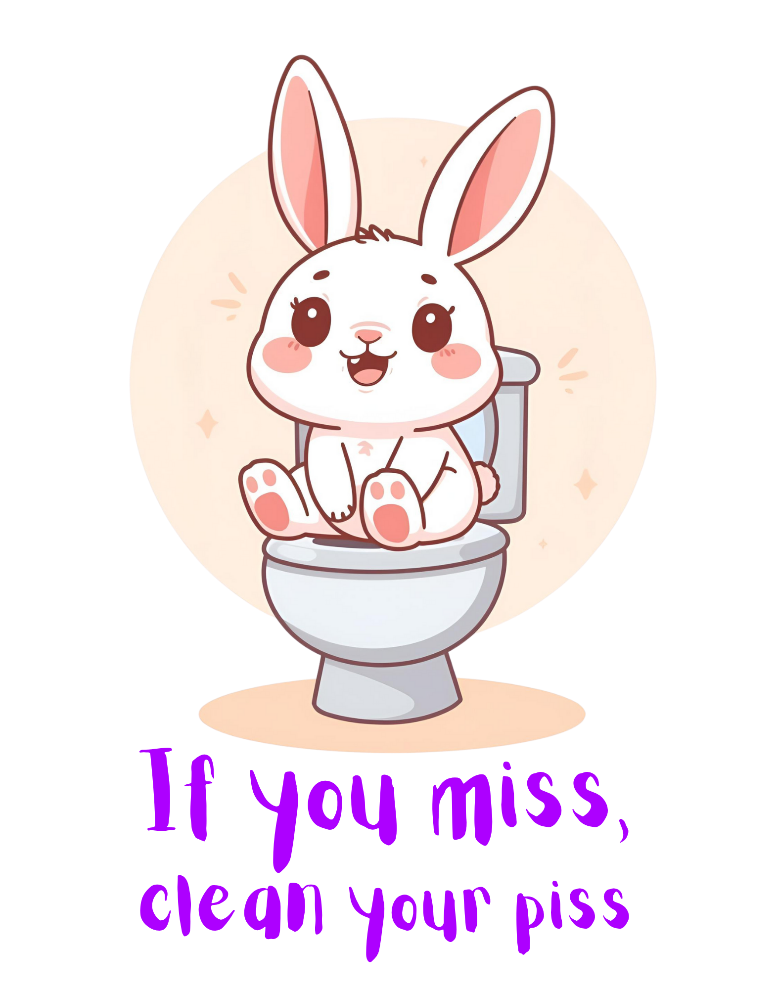 3 Funny Bathroom Wall Art - Frog, Bunny & Bear Toilet Humor for Kids & Print on Demand