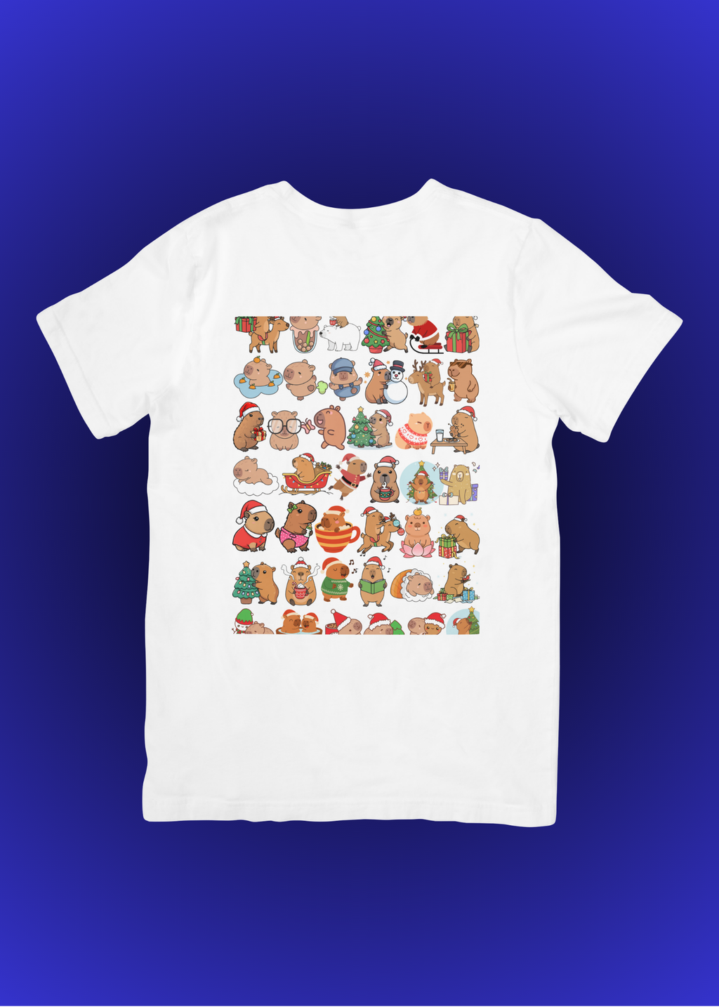 3 Cute Animal Cartoons Bundle - Capybara, Frog & Siberian Dog for Kids' Room & Print on Demand